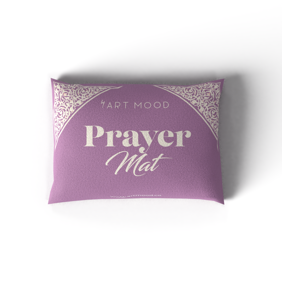 Prayer Mat AL-Qubba Pastel Purple - Velvet