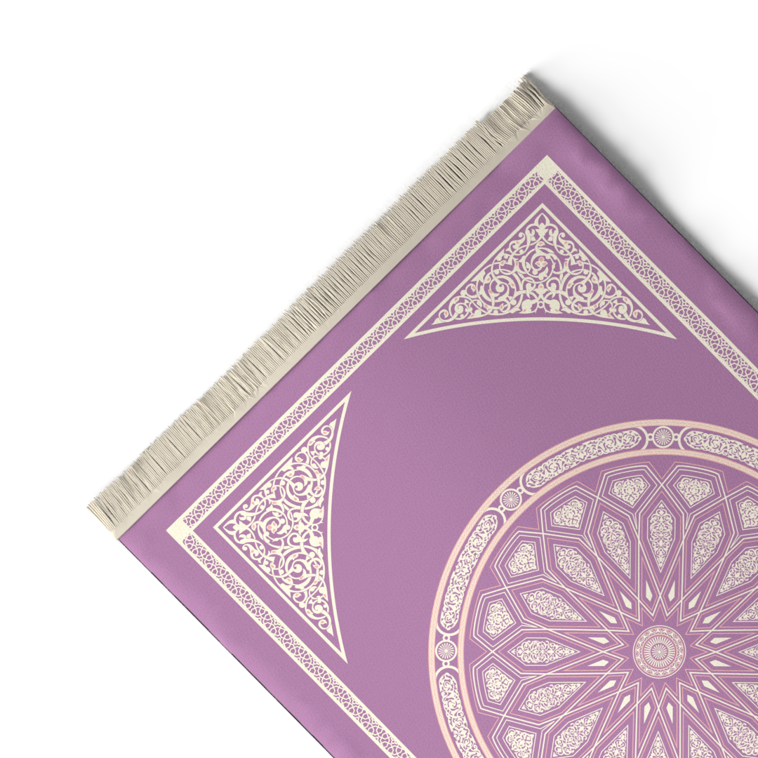 Prayer Mat AL-Qubba Pastel Purple - Velvet