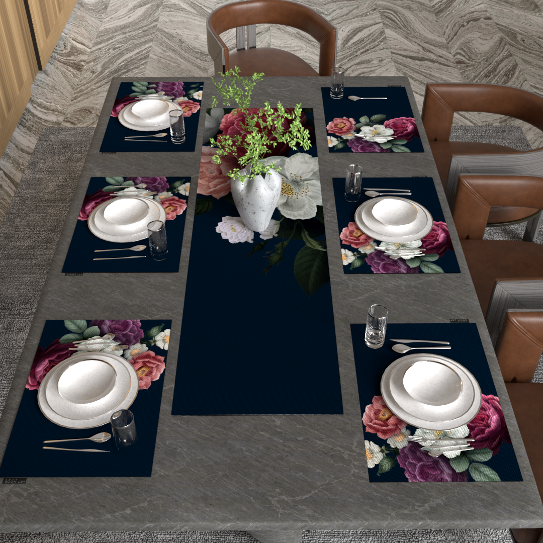 Floral Dreams Placemats & Runner Set