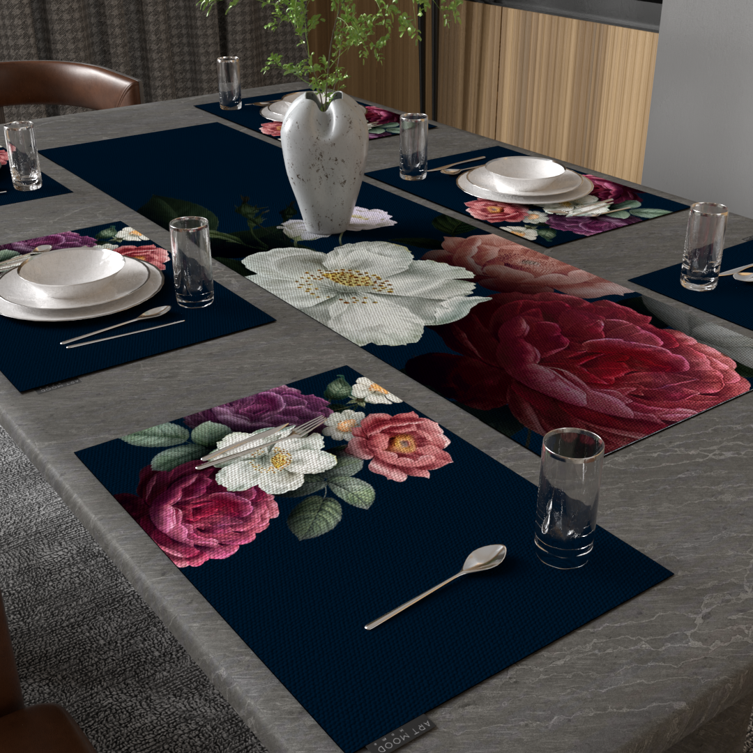 Floral Dreams Placemats & Runner Set