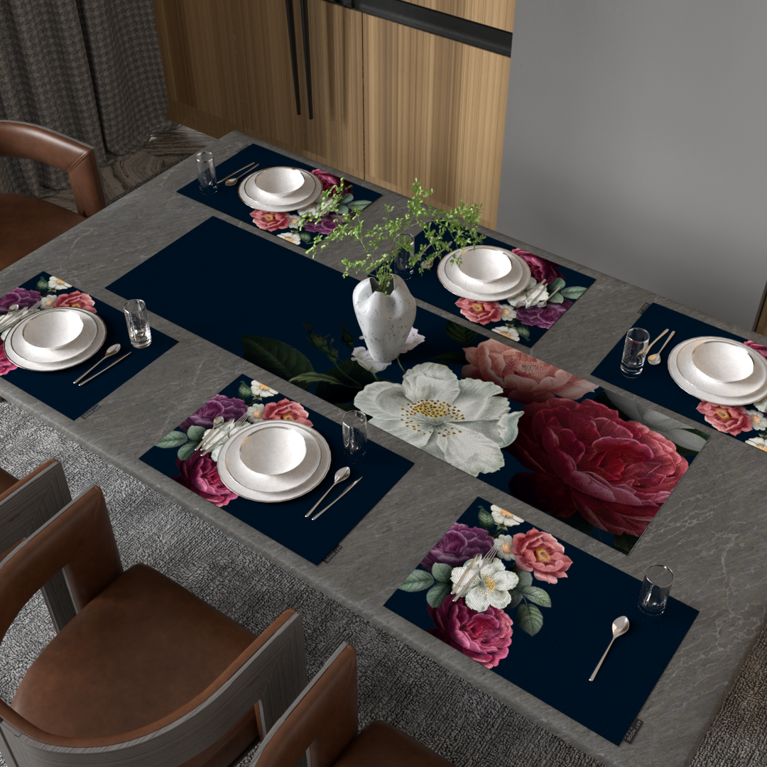 Floral Dreams Placemats & Runner Set