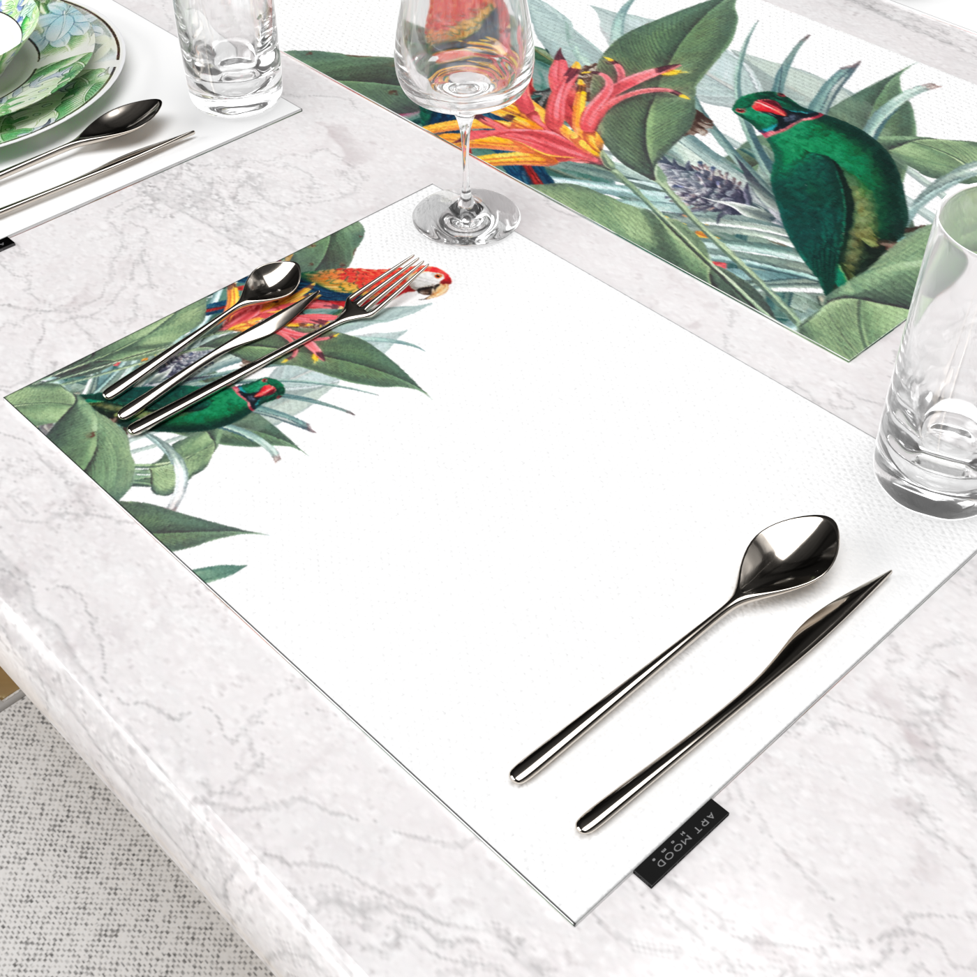 Dazzle Placemats & Runner Set