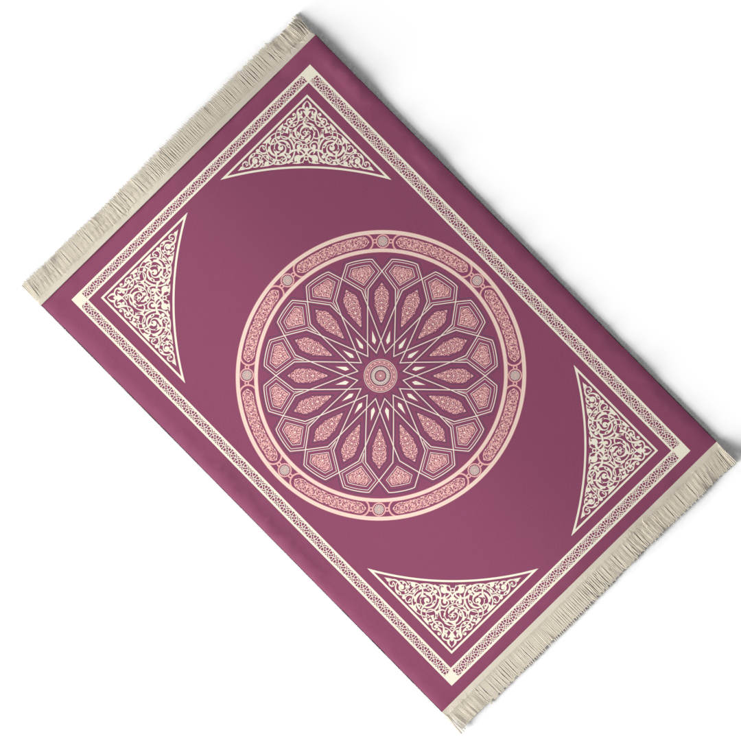 Prayer Mat AL-Qubba Purple - Velvet