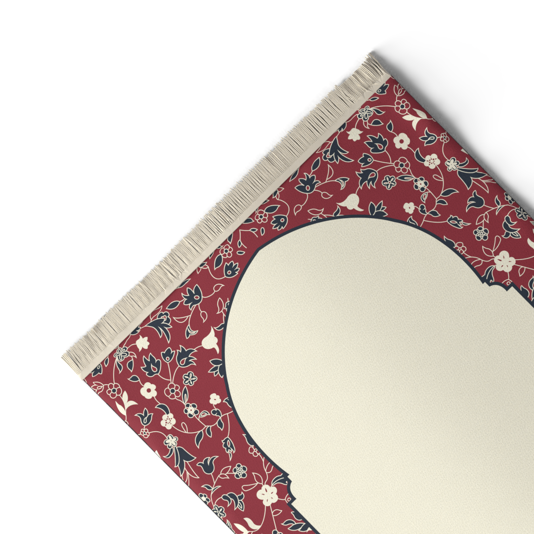 Prayer Mat AL-Rawda Red - Velvet