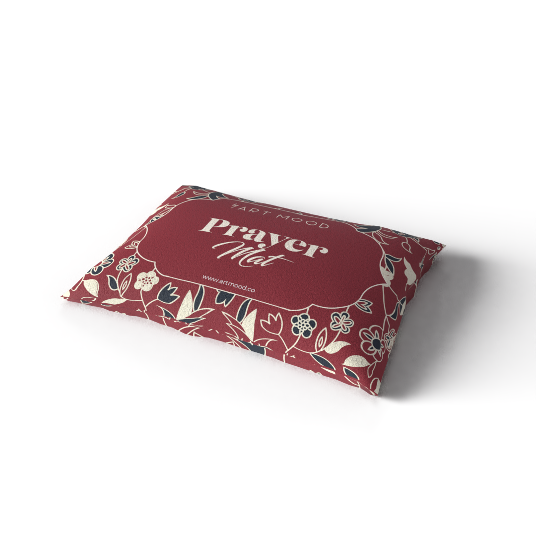 Prayer Mat AL-Rawda Red - Velvet