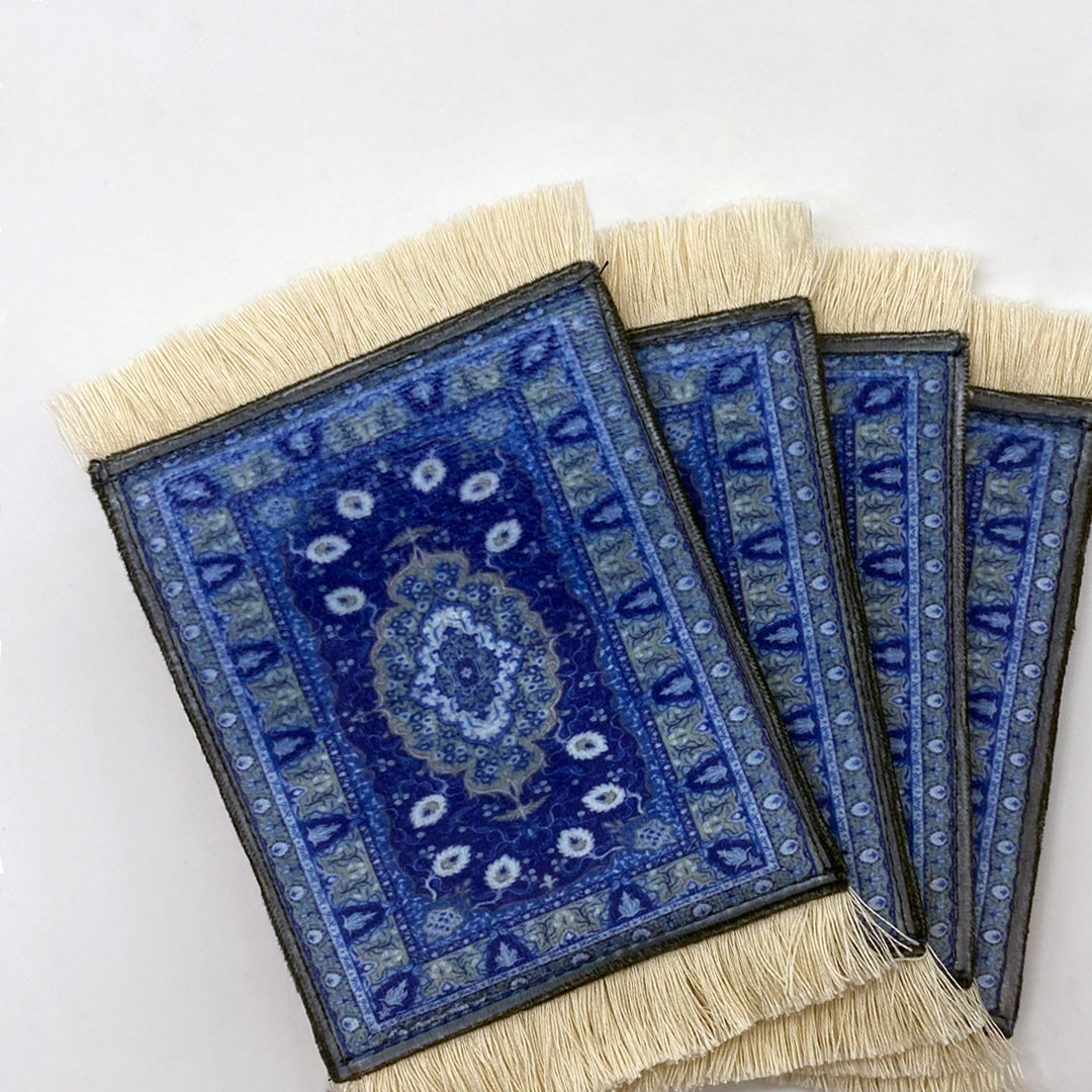 ENSEMBLE DE DESSOUS DE VERRE DE TAPIS - DESIGN 6