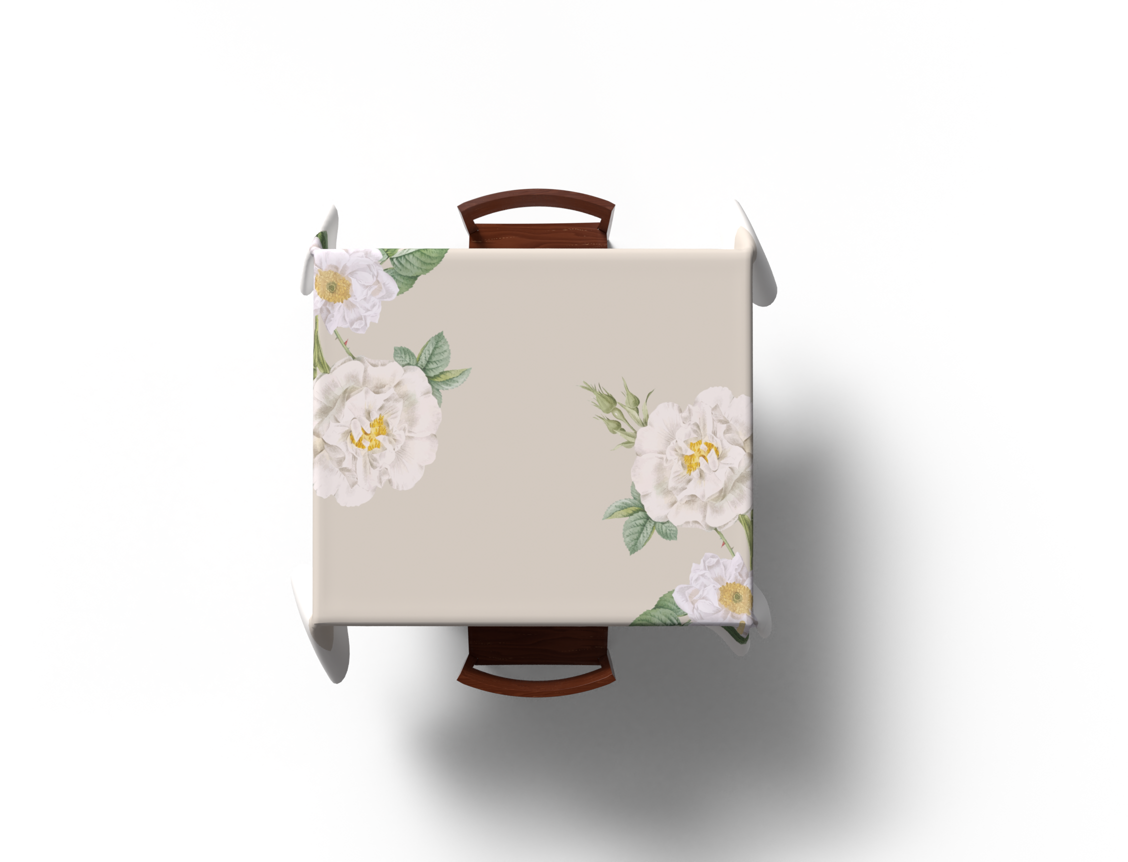 مفرش طاولة - وايت روز