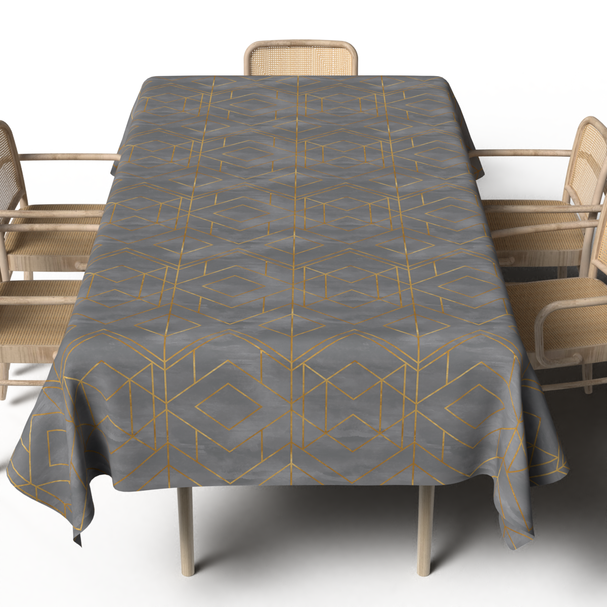 Golds Grey Tablecloth