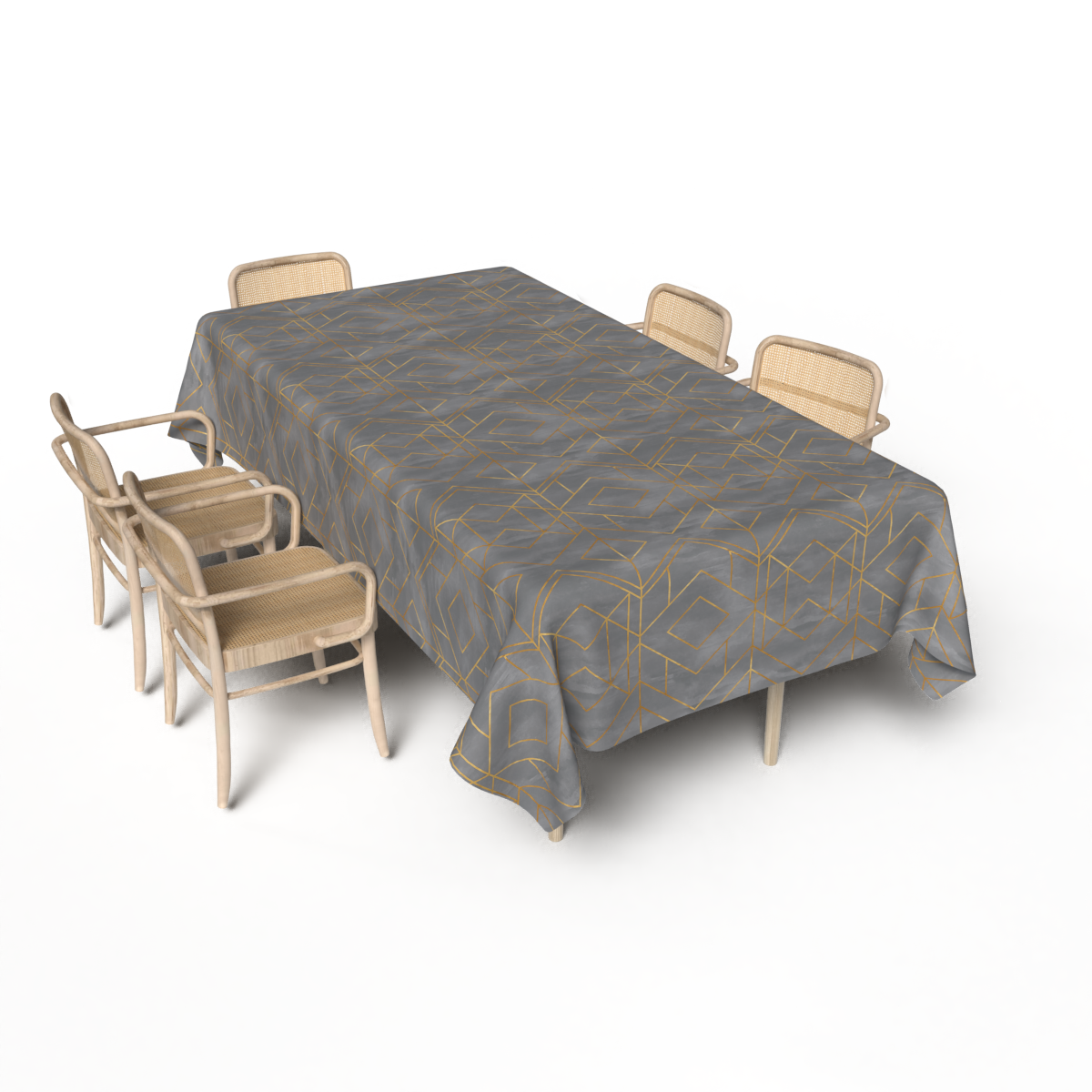 Golds Grey Tablecloth