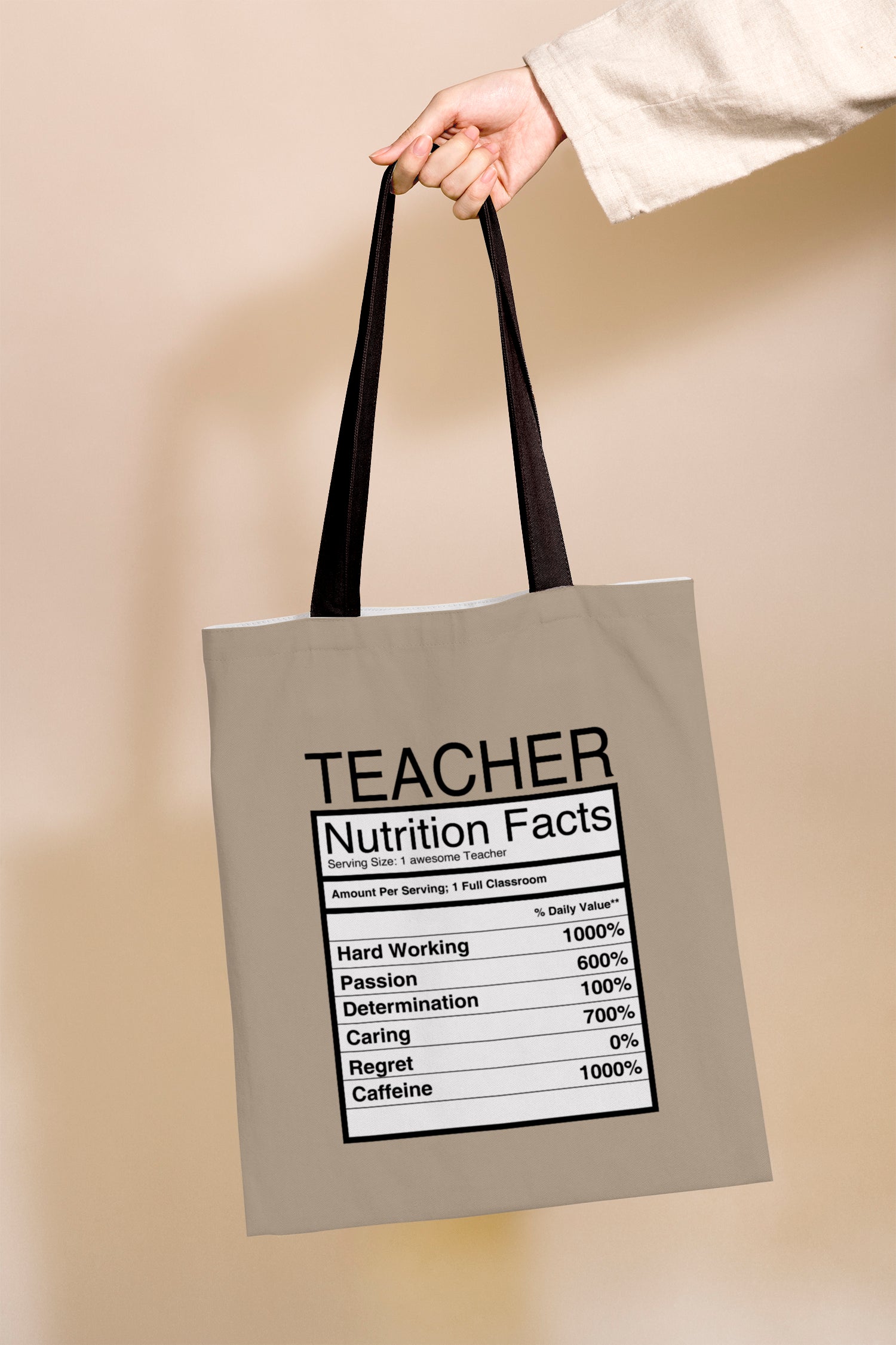 Teacher Nutrition Tote Bag