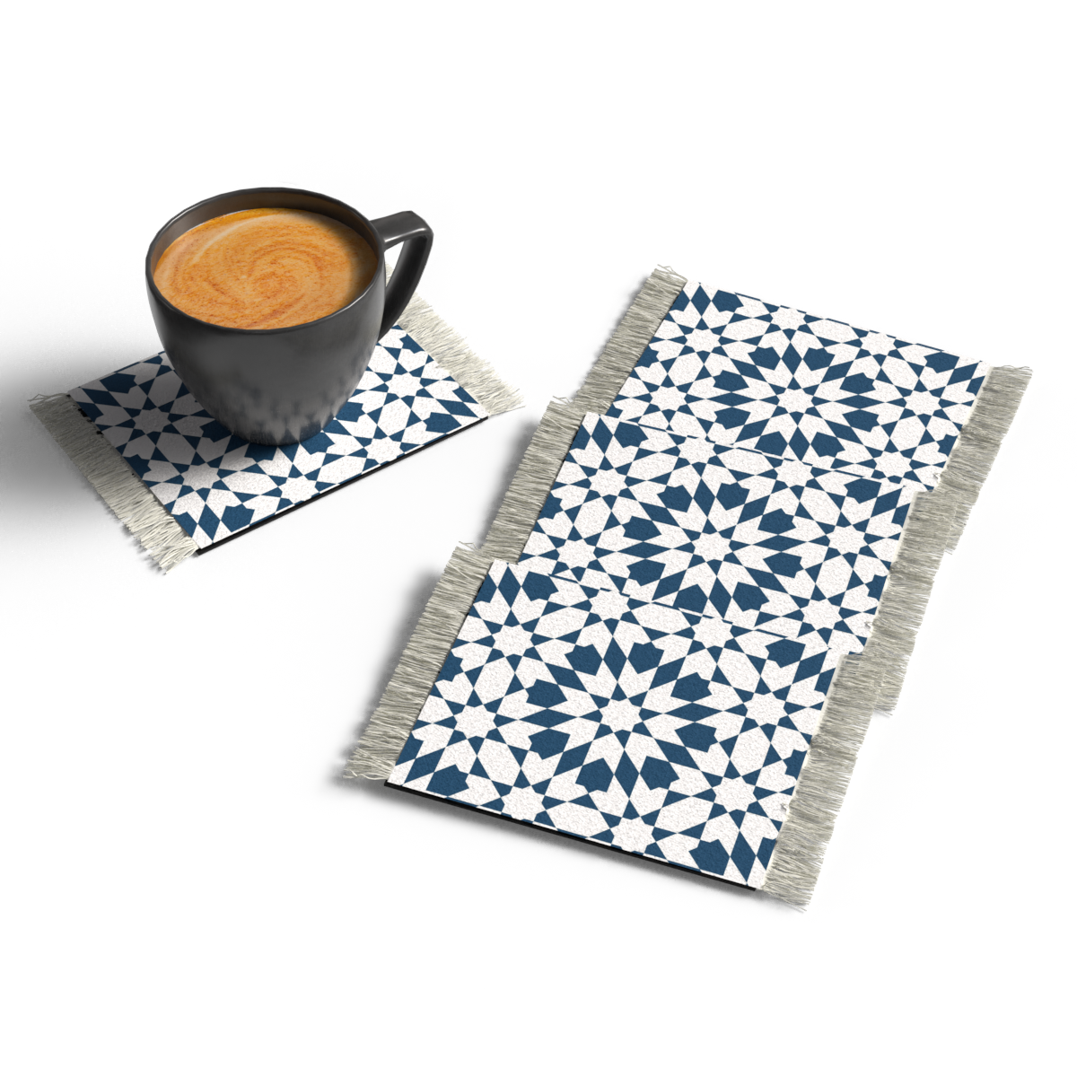 Topaz - RUG COASTER SET