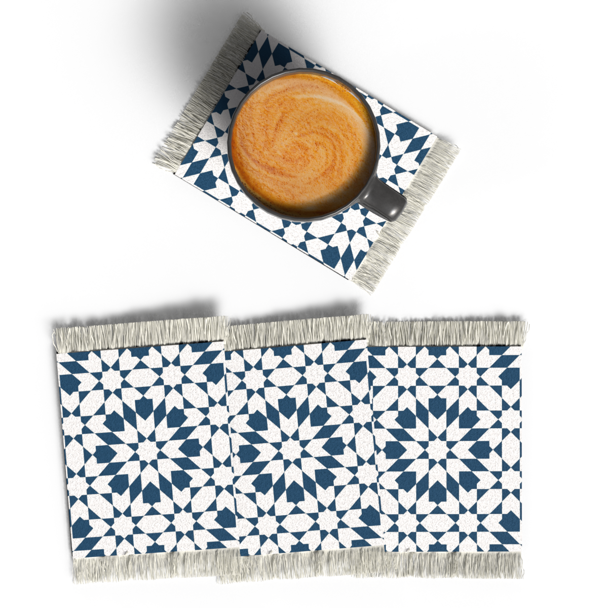Topaz - RUG COASTER SET