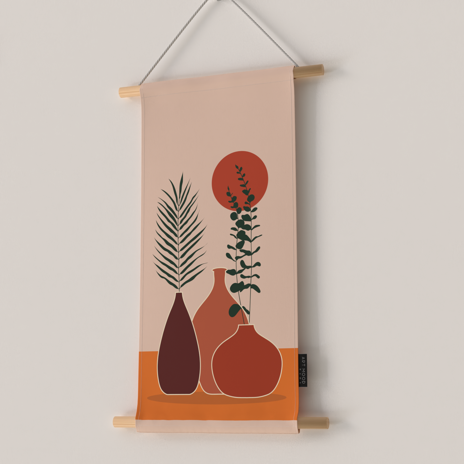 Ensemble d'affiches en tissu Oia