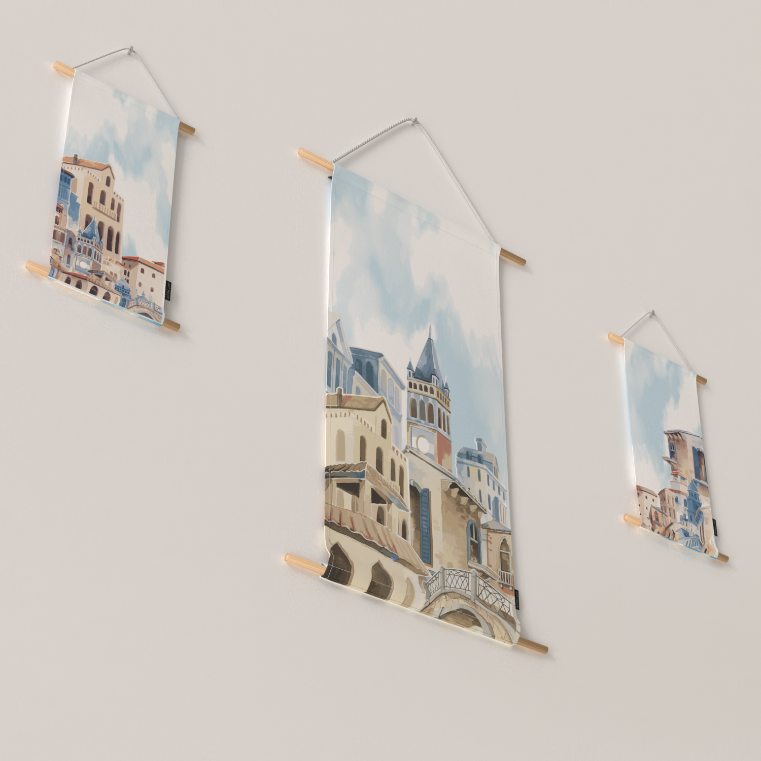 Ensemble d'affiches en tissu Mila