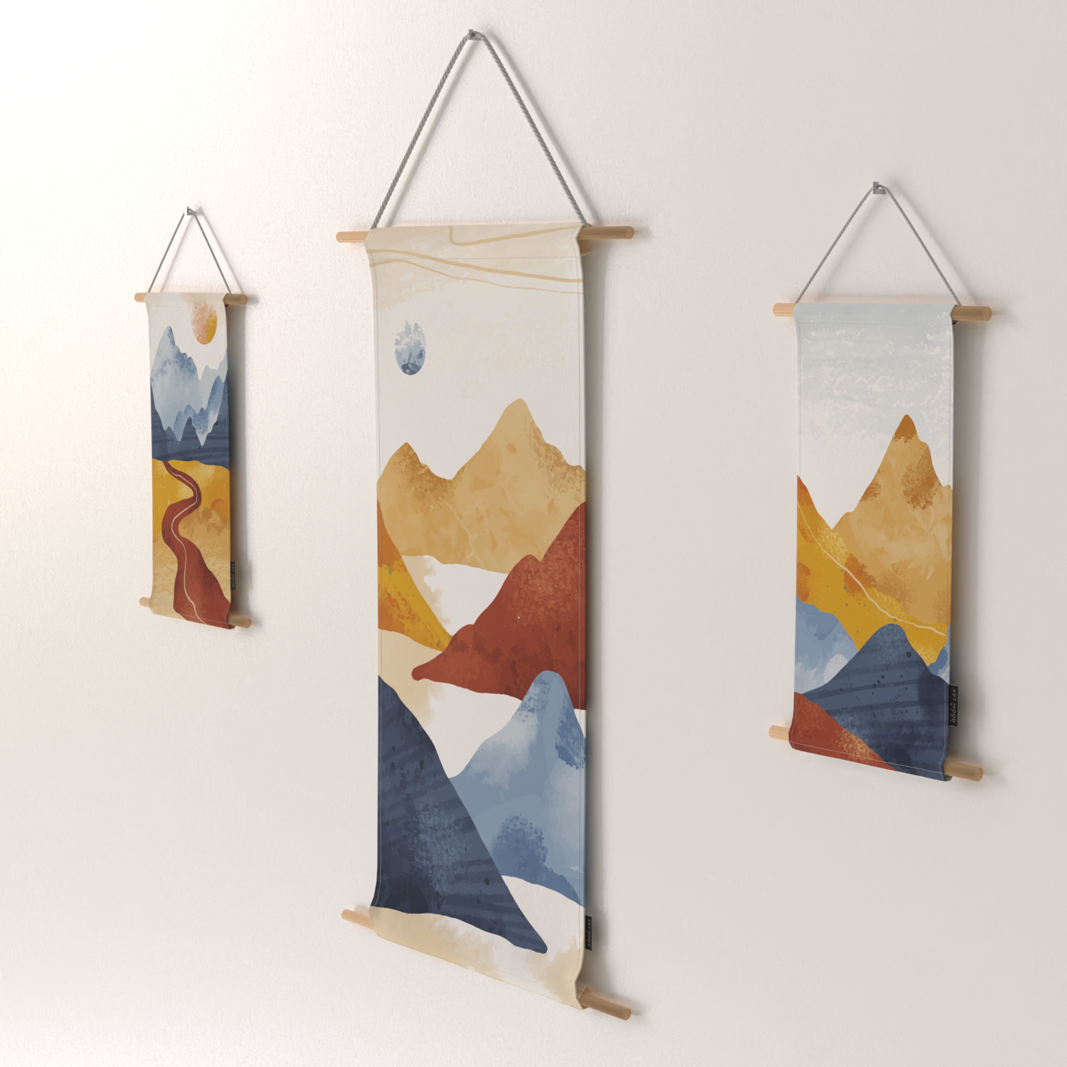 Ensemble d'affiches en tissu Terrian