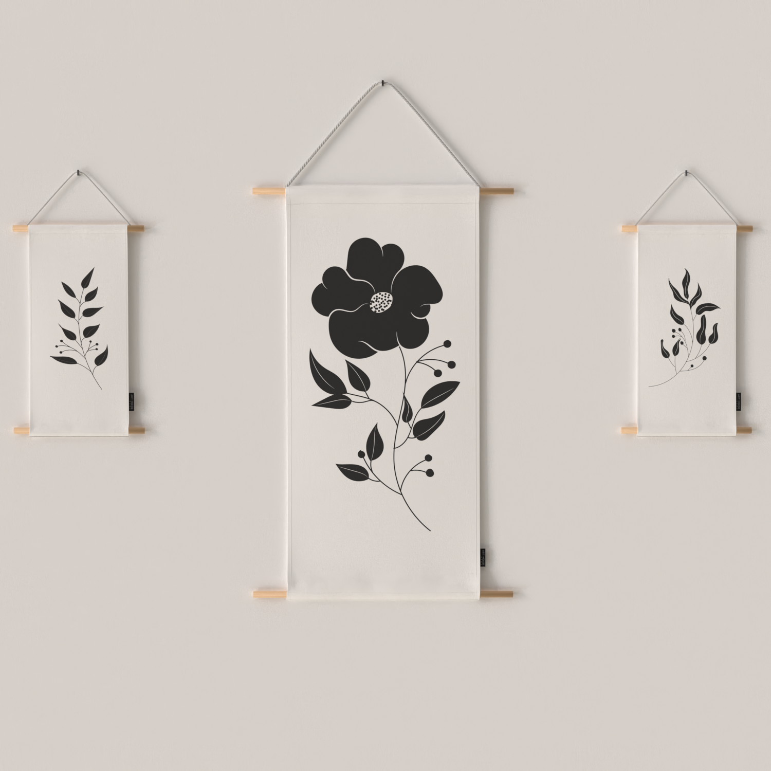 Ensemble d'affiches en tissu Nigrette