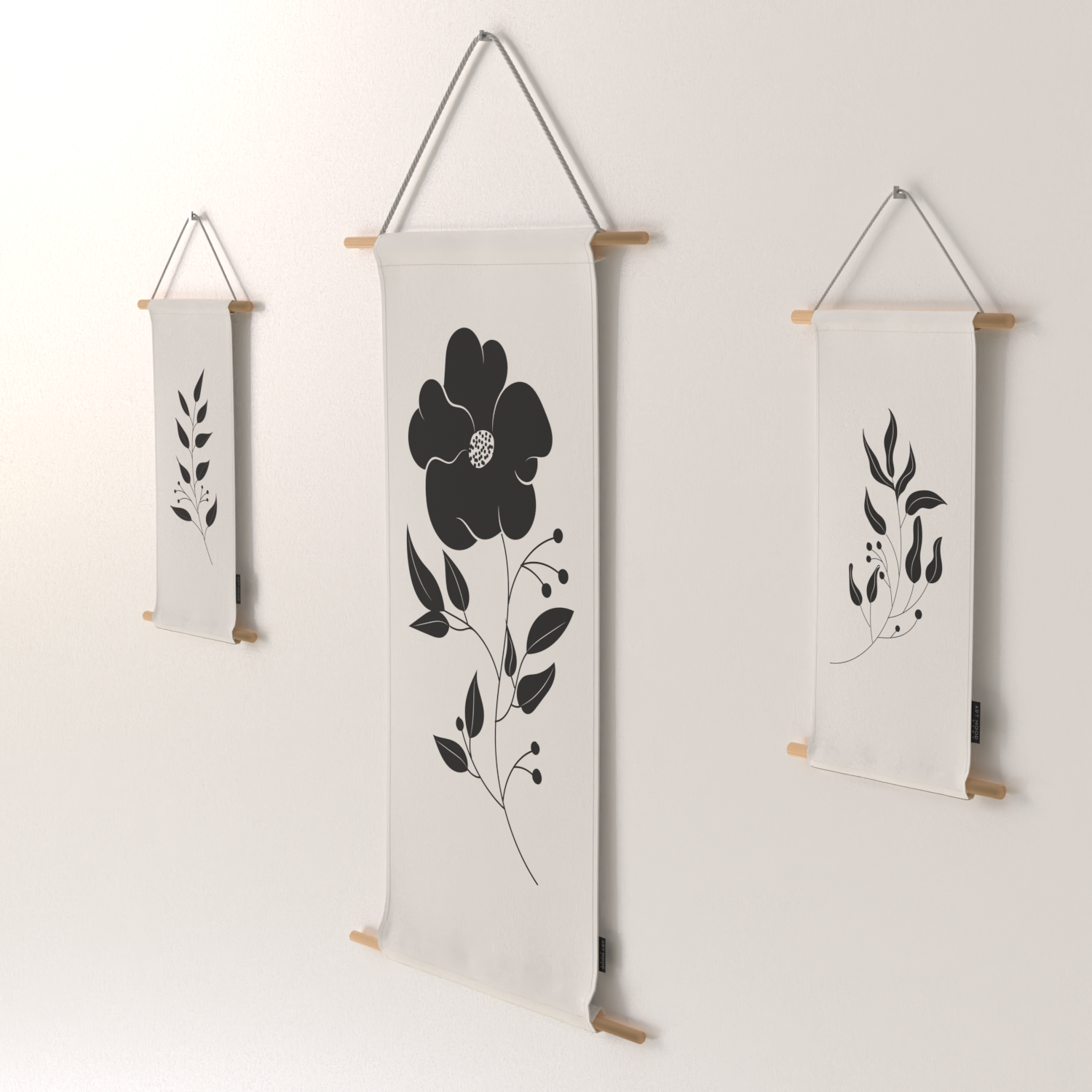 Ensemble d'affiches en tissu Nigrette