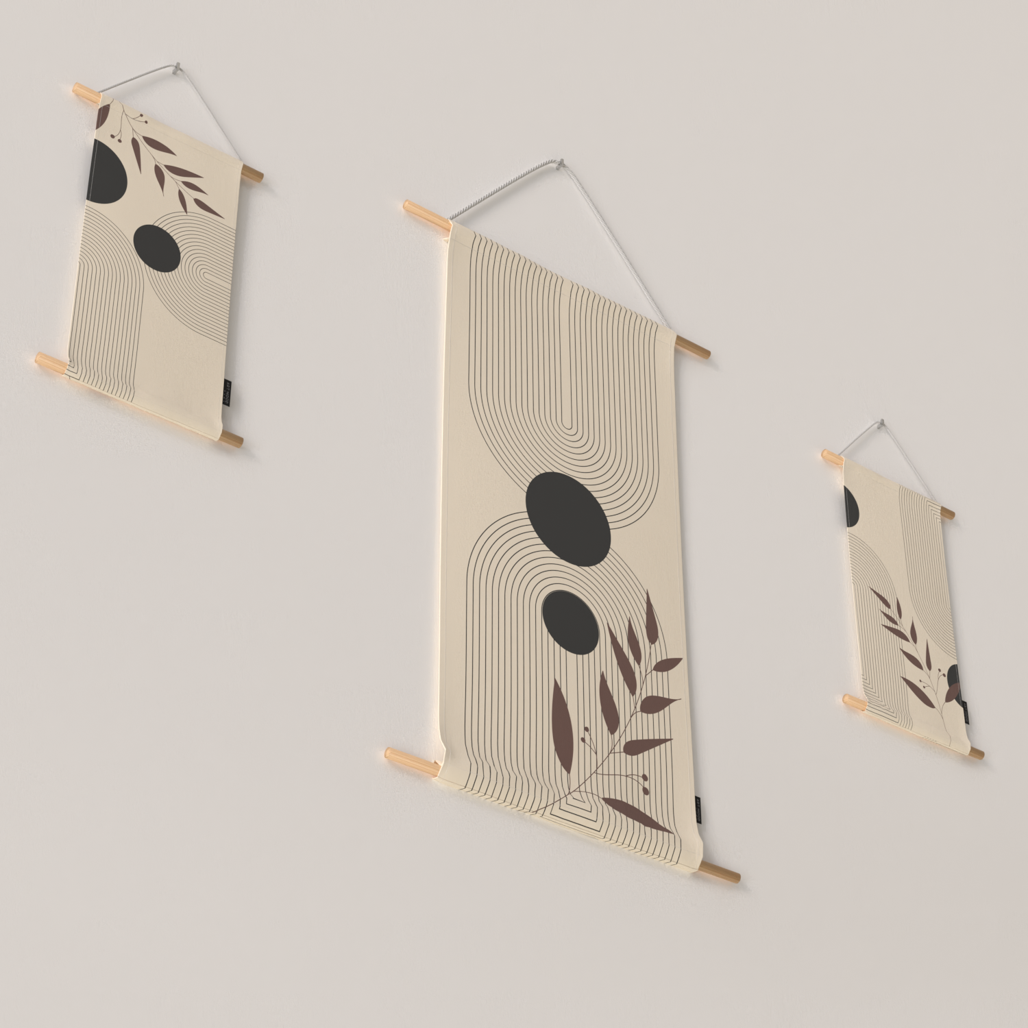 Ensemble d'affiches en tissu Arches