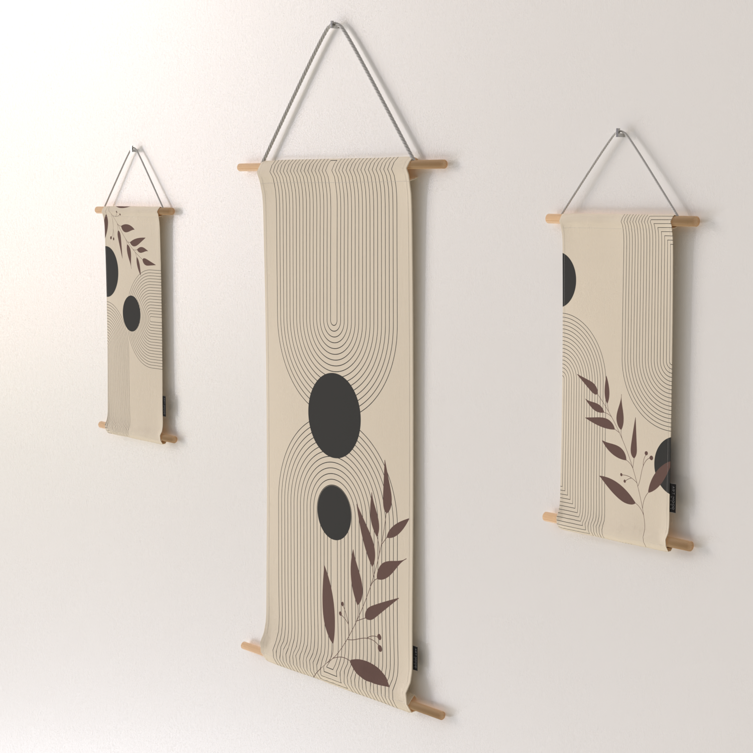 Ensemble d'affiches en tissu Arches