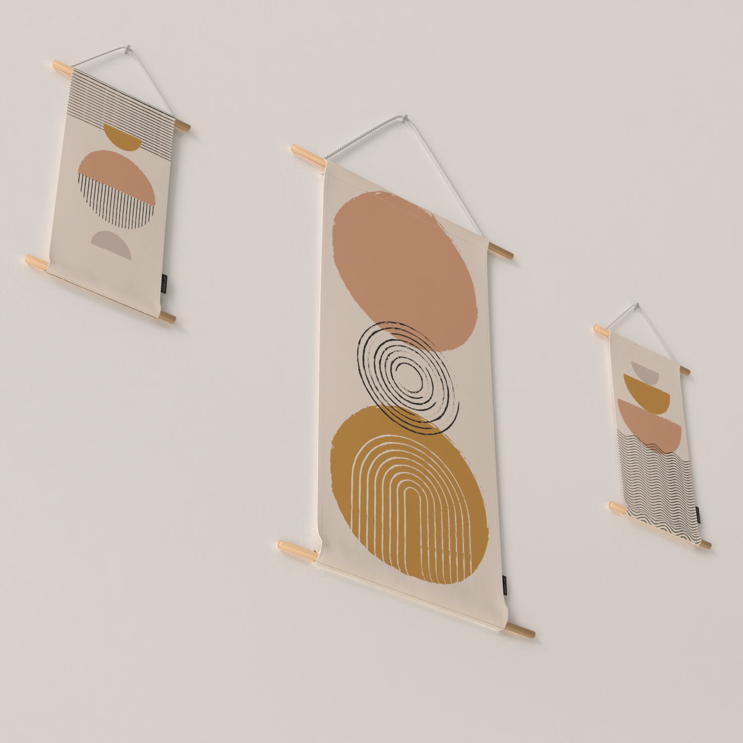 Ensemble d'affiches en tissu Shades