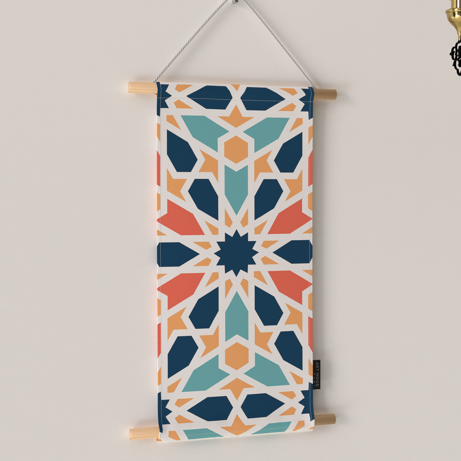 Ensemble d'affiches en tissu Arabesque