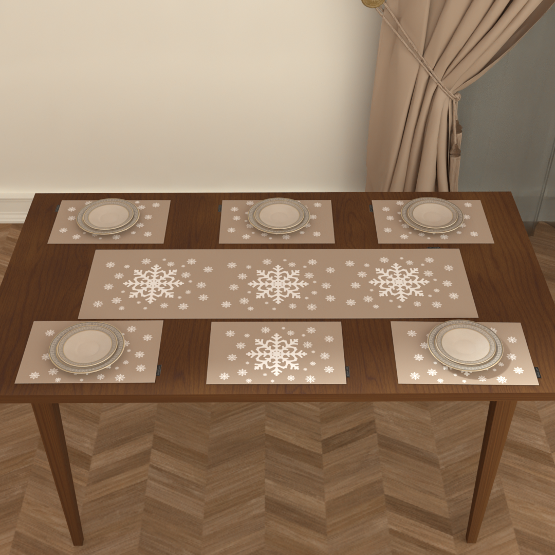 Christmas 4 Placemats & Runner Set