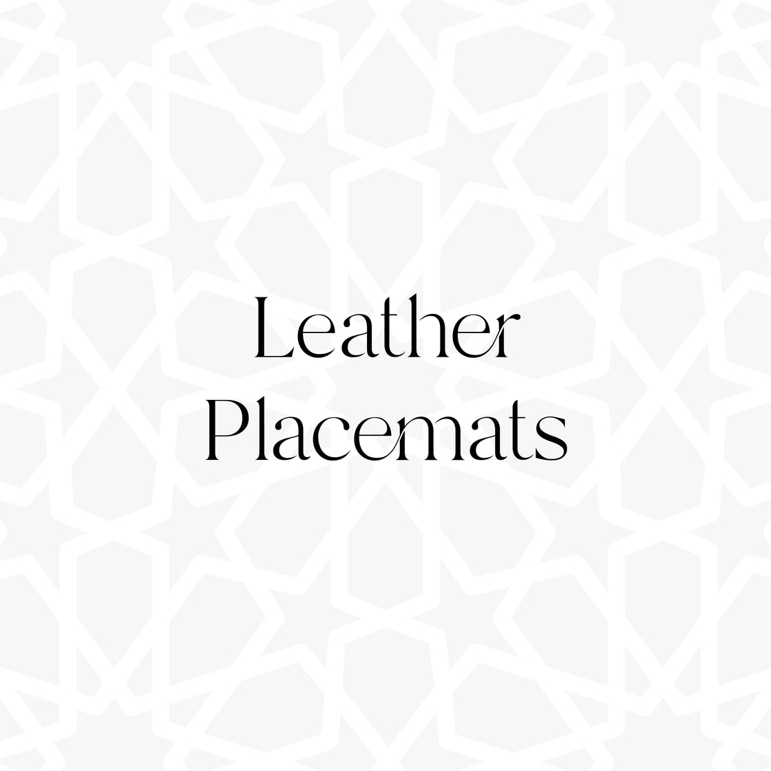 Ramadan Placemats & Runner Set Collection
