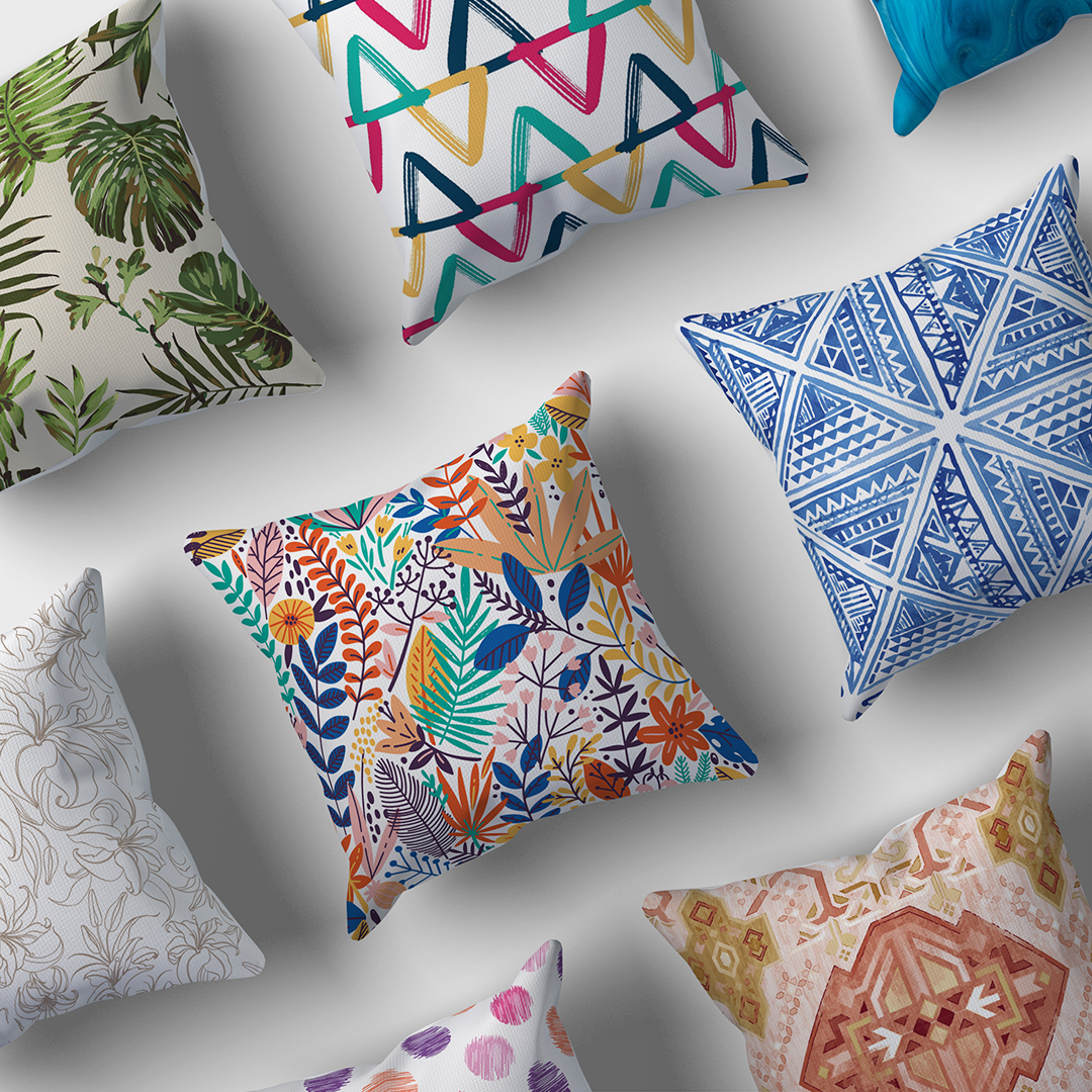 Experience the joy of living with art through ART MOOD exquisite cushion collection.