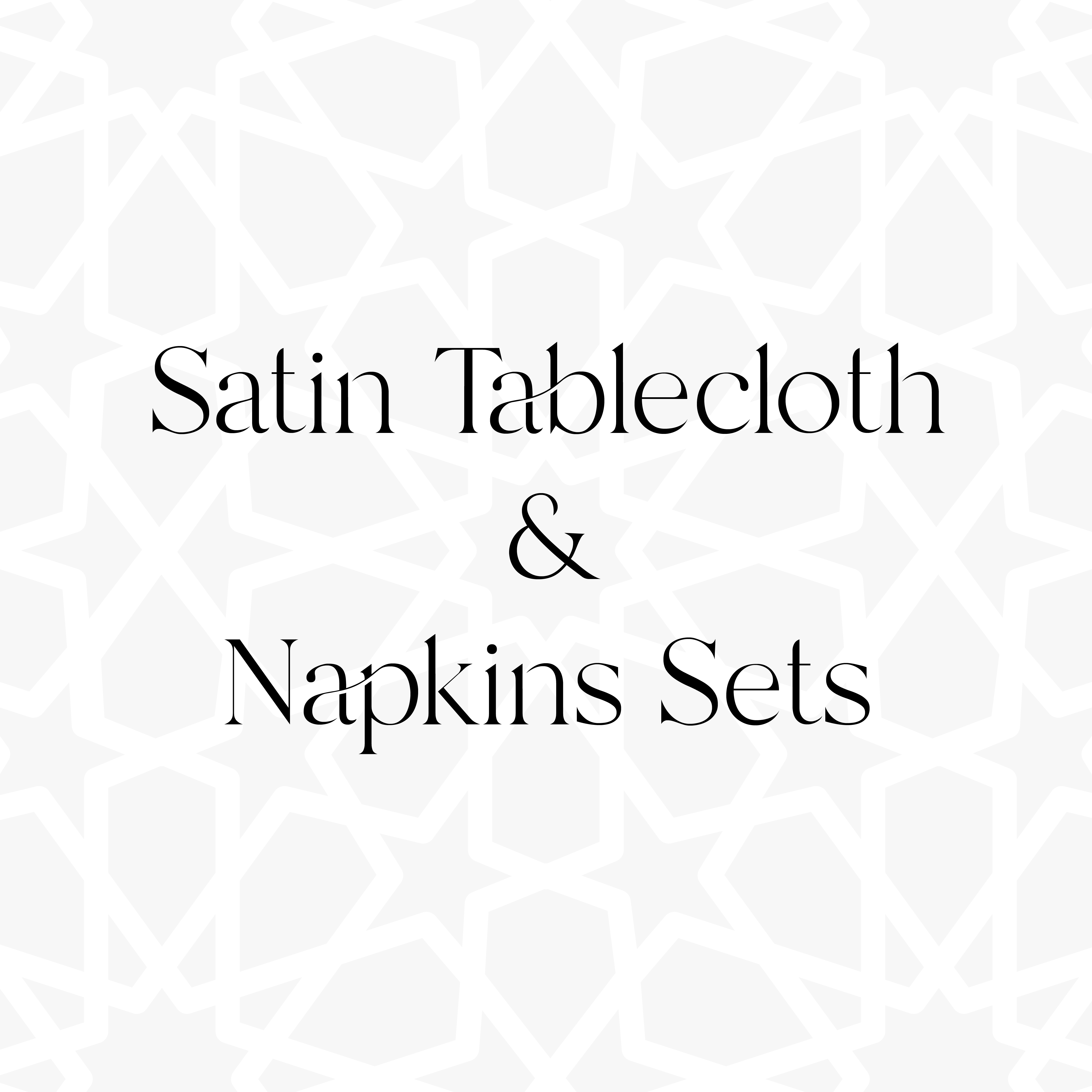 Ramadan Tablecloth & Napkins Sets Collection