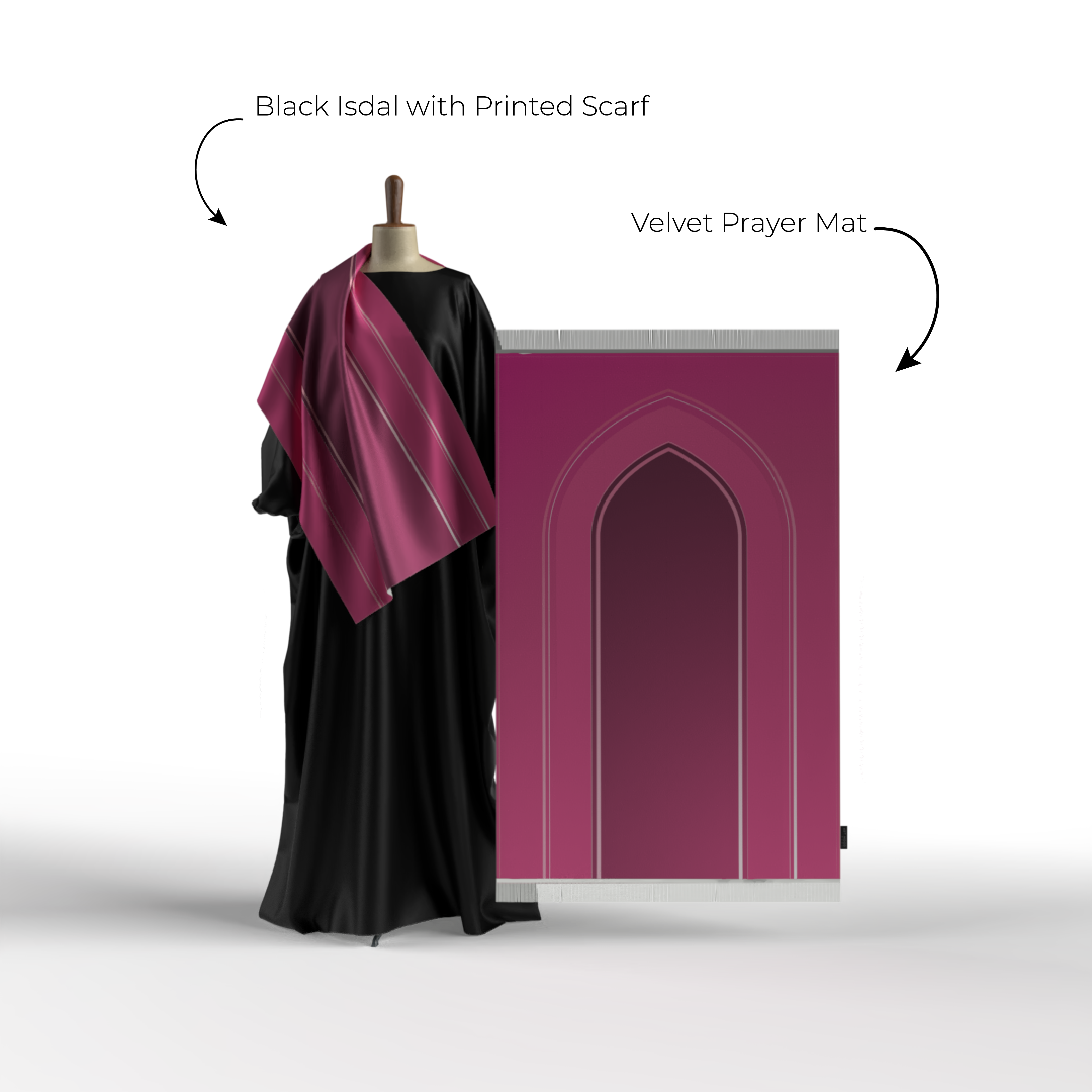 Prayer Wear - Isdal AL-TAQWA PINK