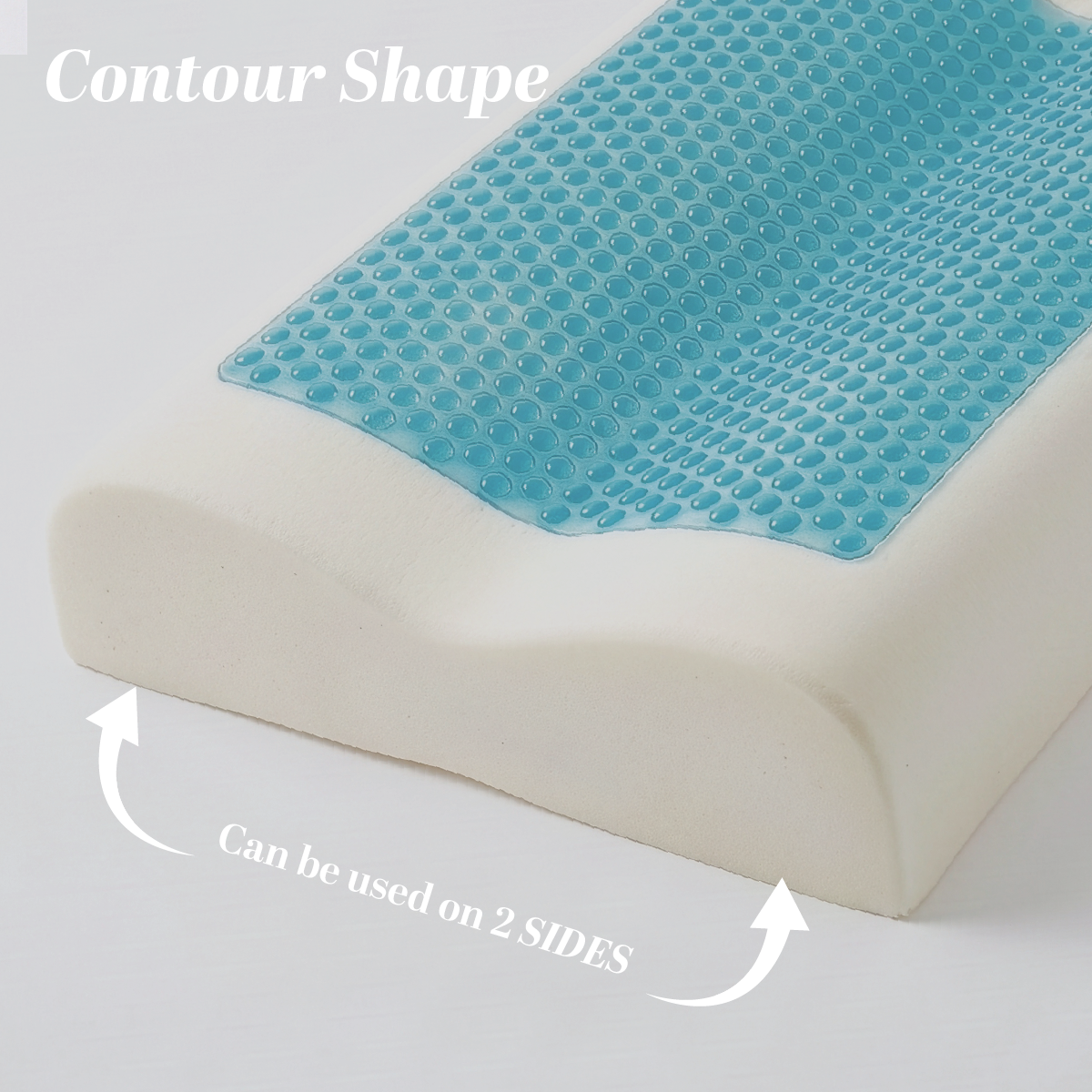 Cooling Gel Memory Foam Pillow - Large