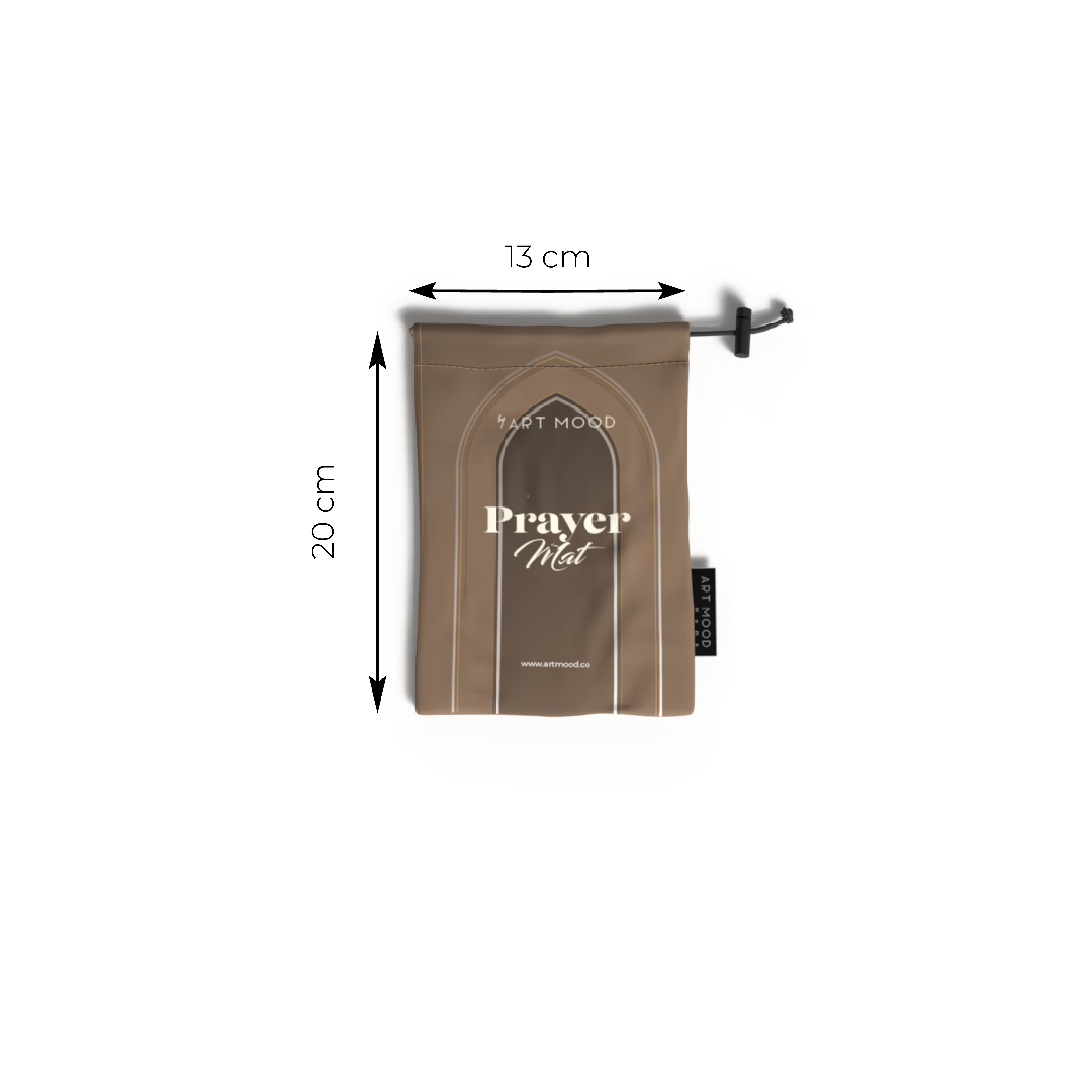 Prayer Mat AL-Taqwa Cafe - Waterproof Pocket Size