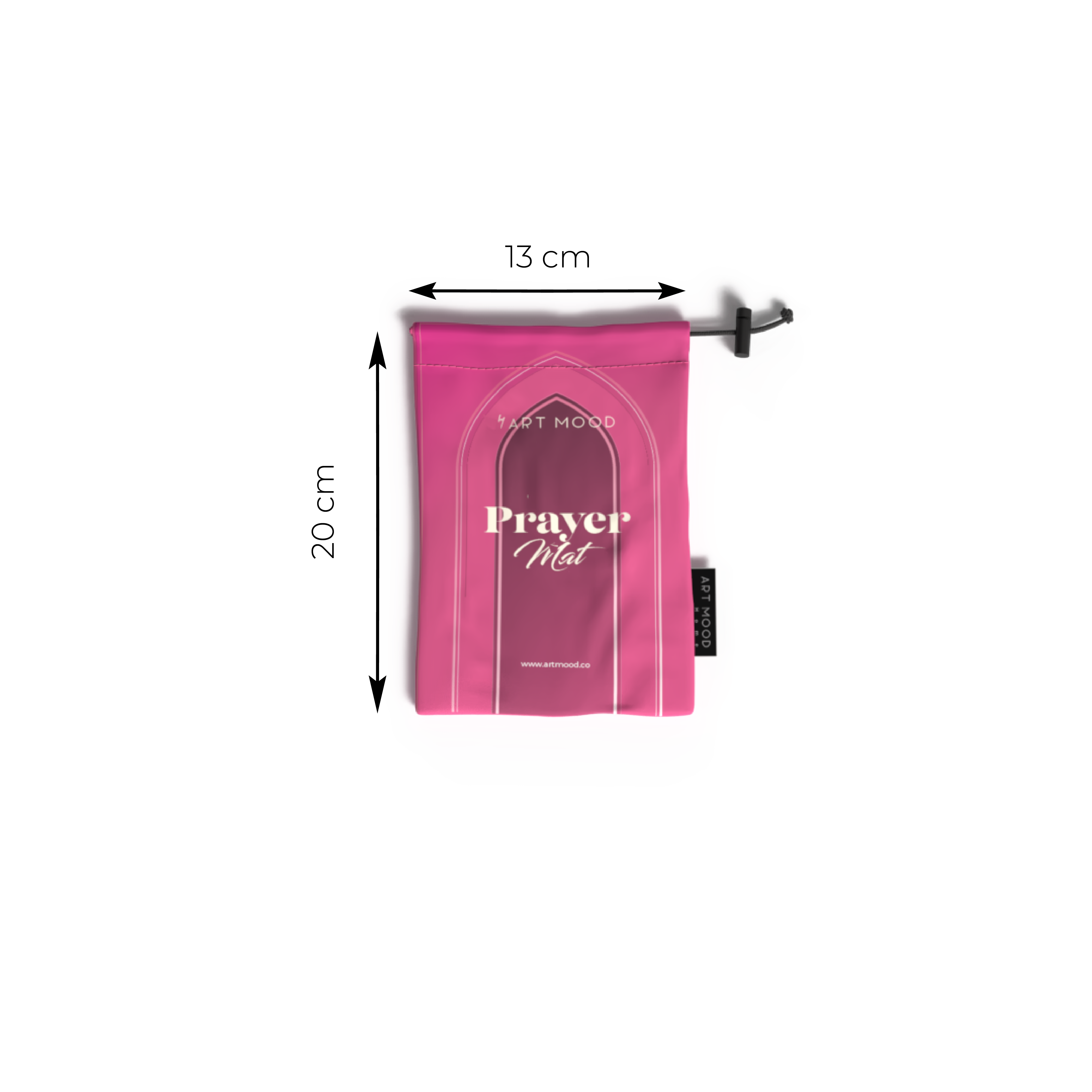 Prayer Mat AL-Taqwa Pink - Waterproof Pocket Size