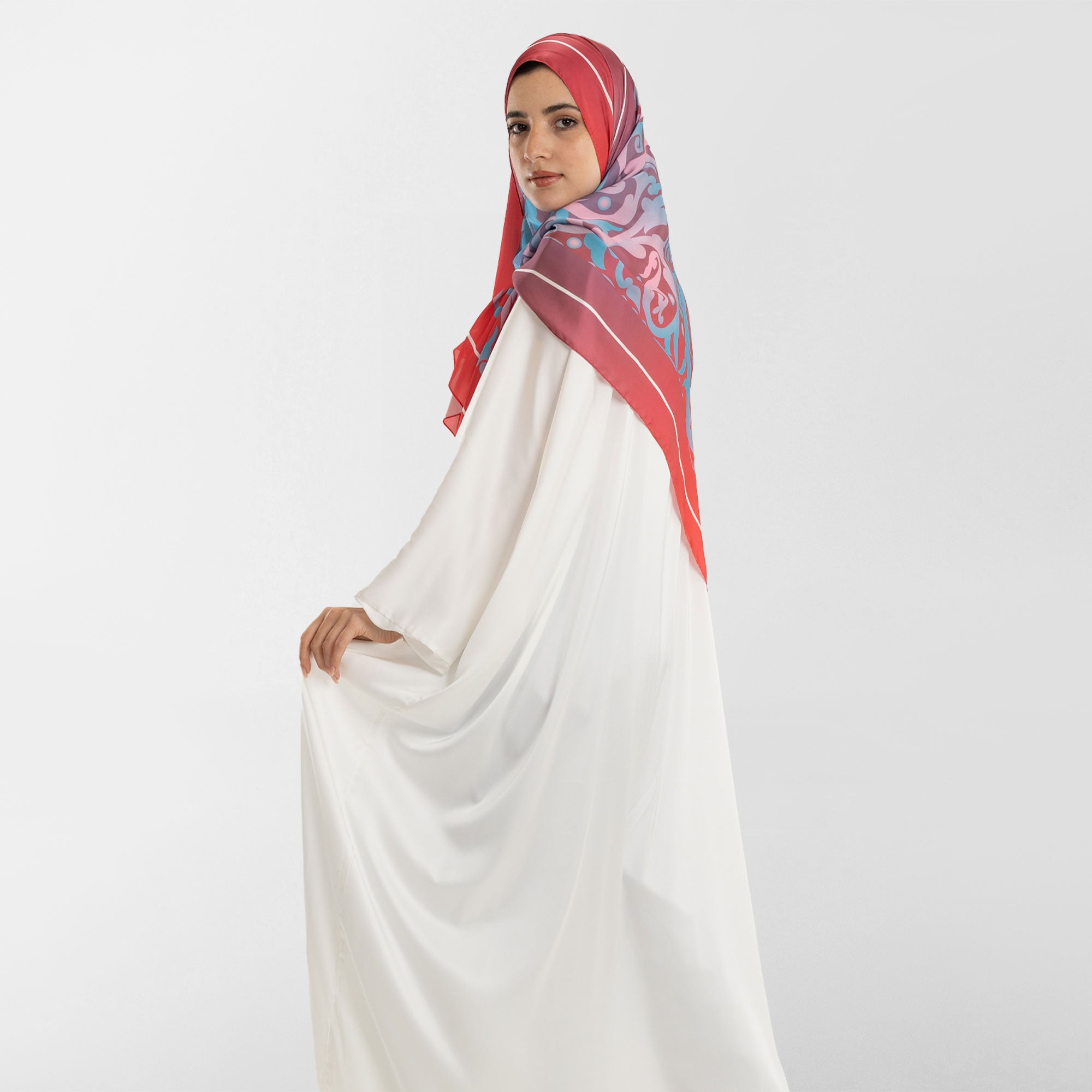 Vêtements de prière - Isdal AL-HEDAYA FUCHSIA &amp; TURQUOISE