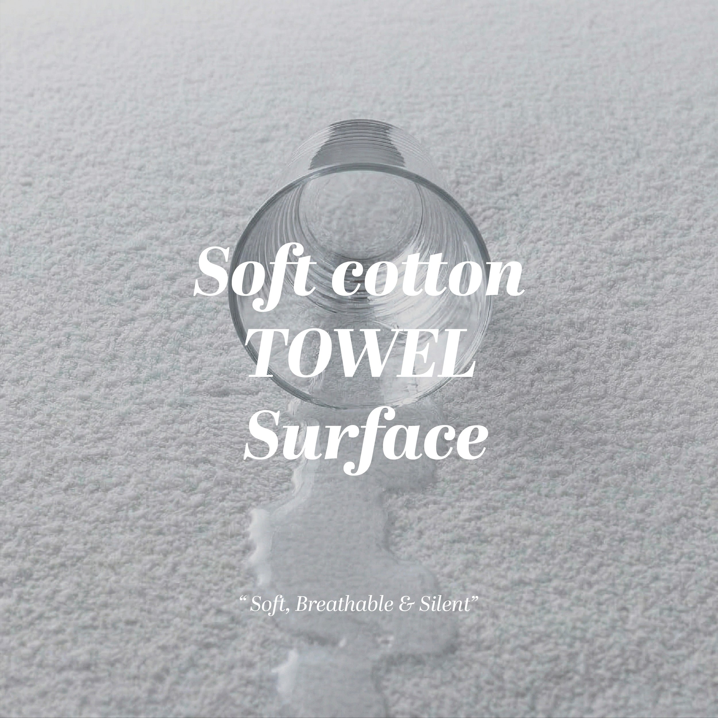 HOTEL WATERPROOF MATTRESS PROTECTOR - BREATHABLE & NOISELESS