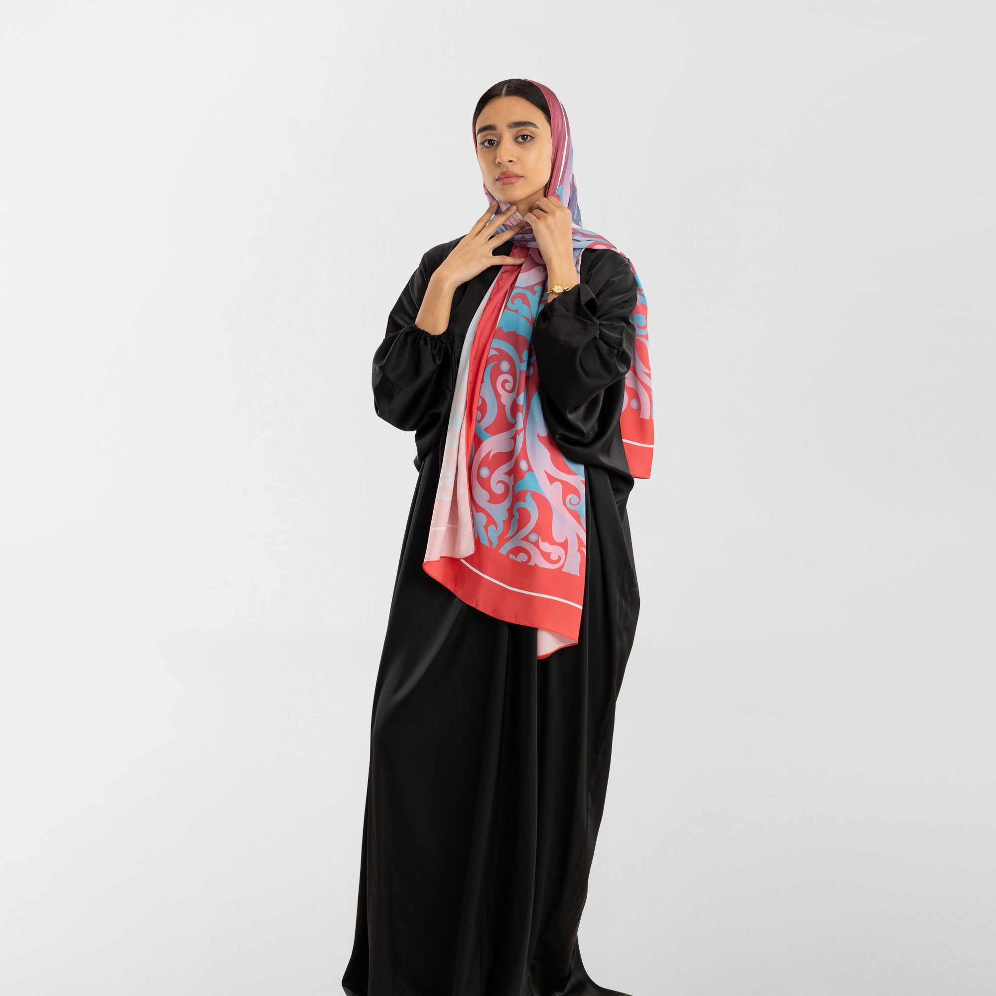 Prayer Wear - Isdal AL-HEDAYA FUCHSIA & TURQUOISE