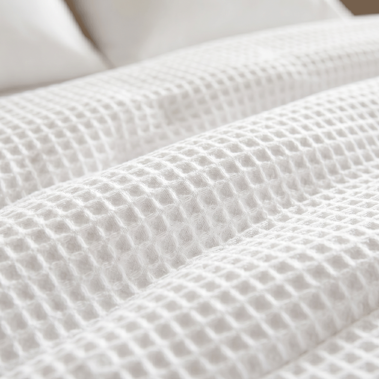 Coverlet - Waffle Weave 100% Cotton