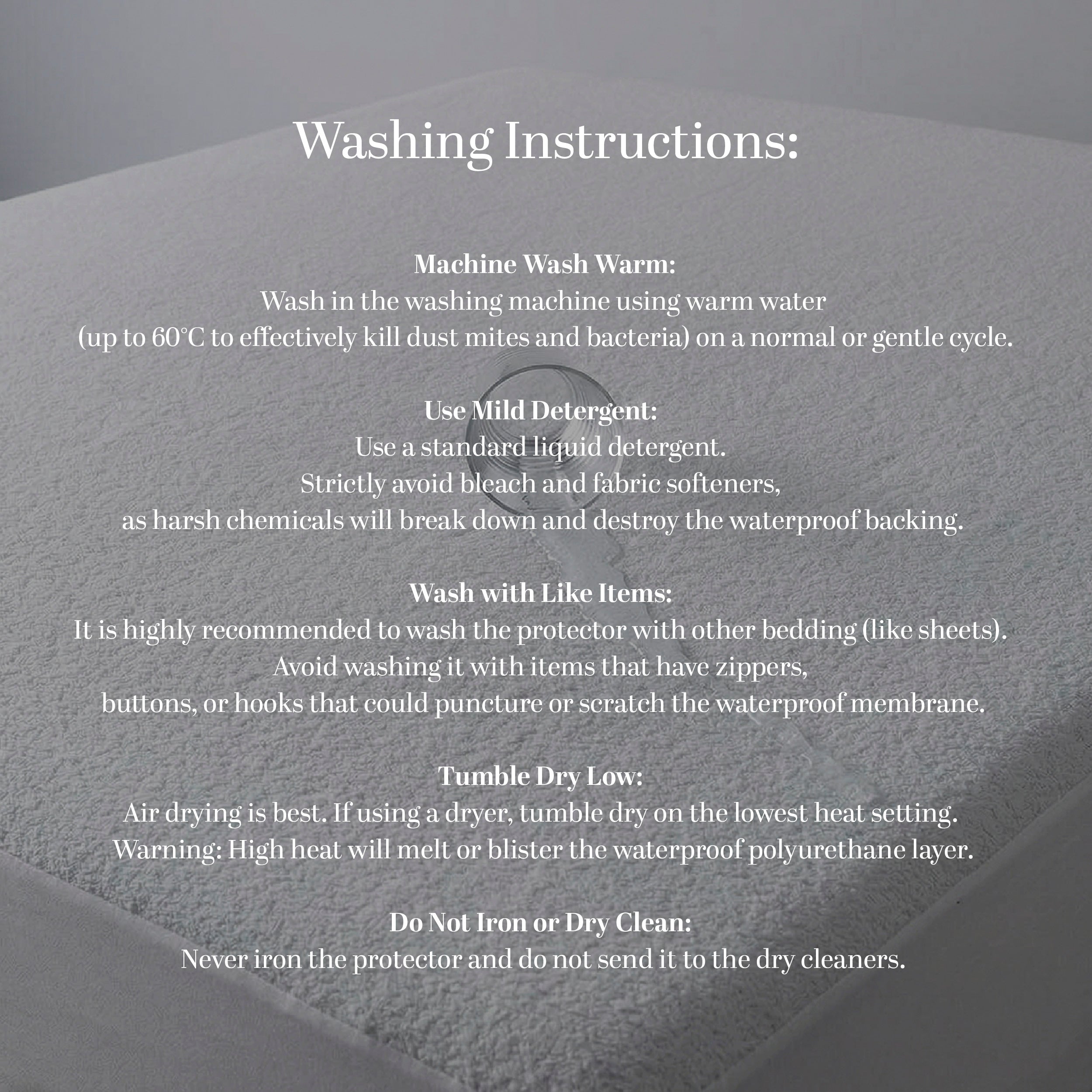 HOTEL WATERPROOF MATTRESS PROTECTOR - BREATHABLE & NOISELESS