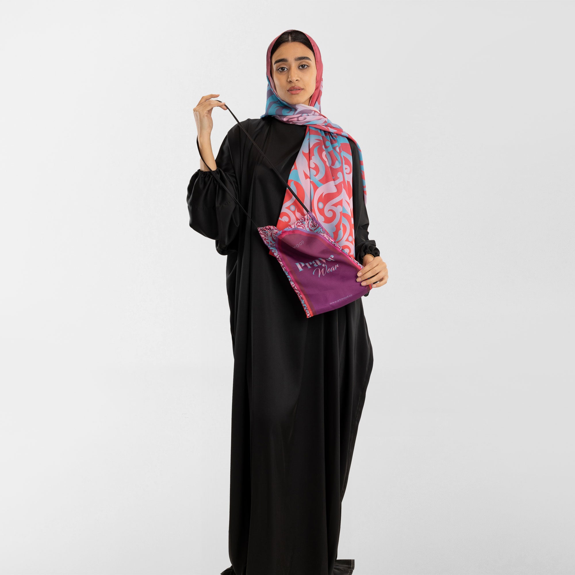 Prayer Wear - Isdal AL-HEDAYA FUCHSIA & TURQUOISE