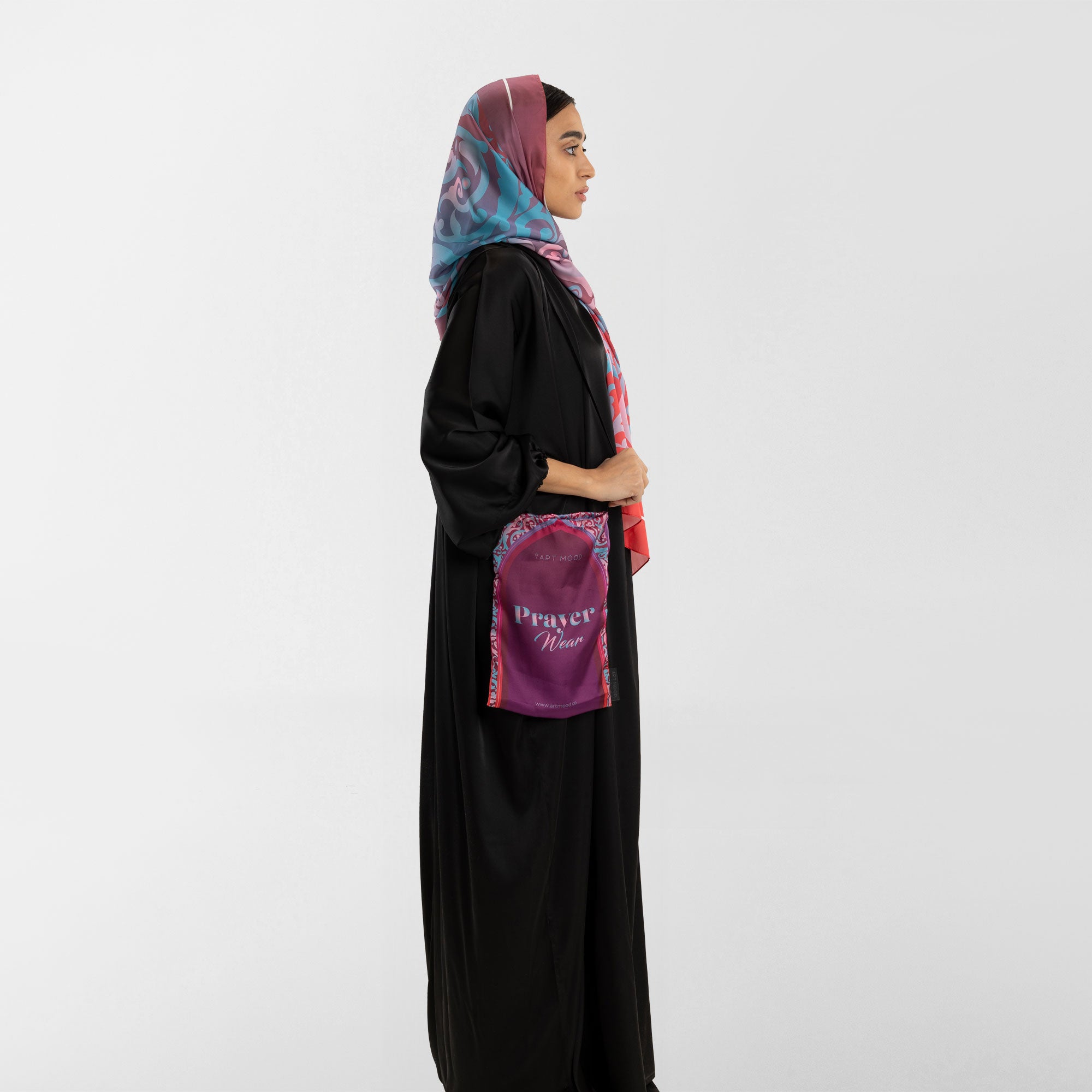 Prayer Wear - Isdal AL-HEDAYA FUCHSIA & TURQUOISE