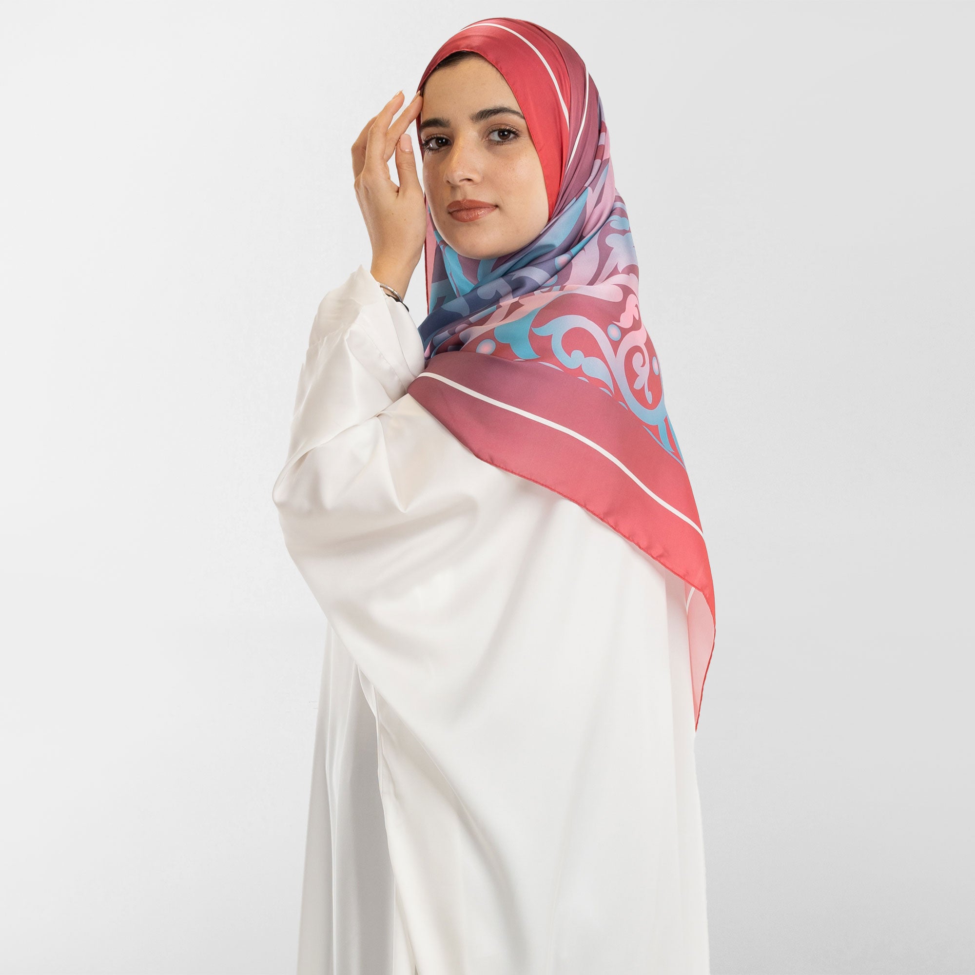 Prayer Wear - Isdal AL-HEDAYA FUCHSIA & TURQUOISE