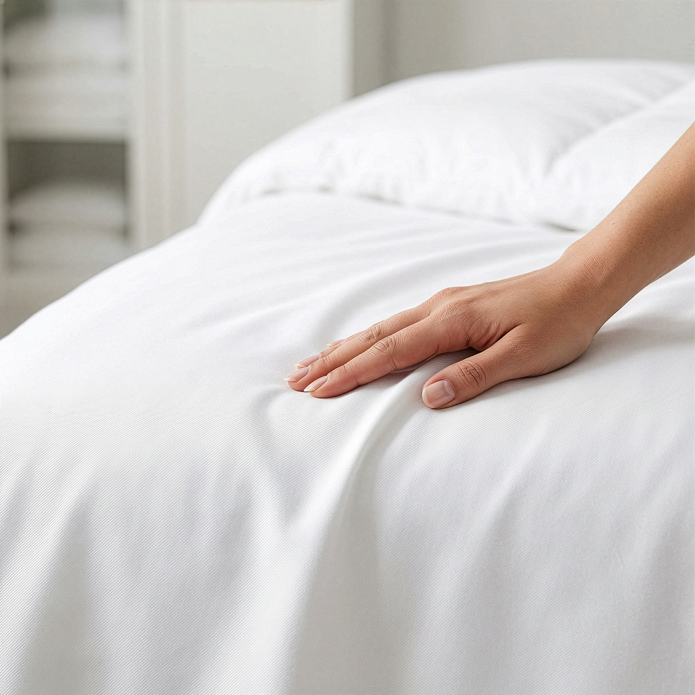 HOTEL BED SHEETS & PILLOW CASE SET - ESSENTIAL SETS - 100% COTTON LUXURY SATEEN - 400 TC