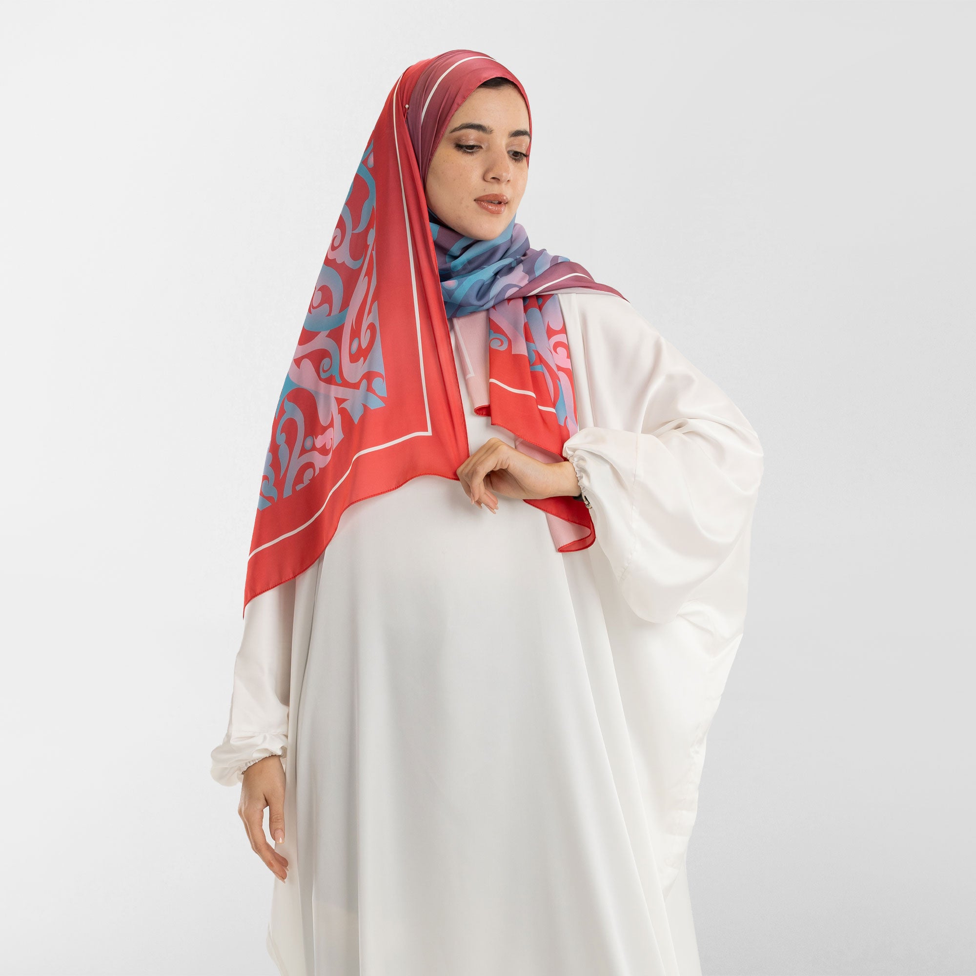 Prayer Wear - Isdal AL-HEDAYA FUCHSIA & TURQUOISE