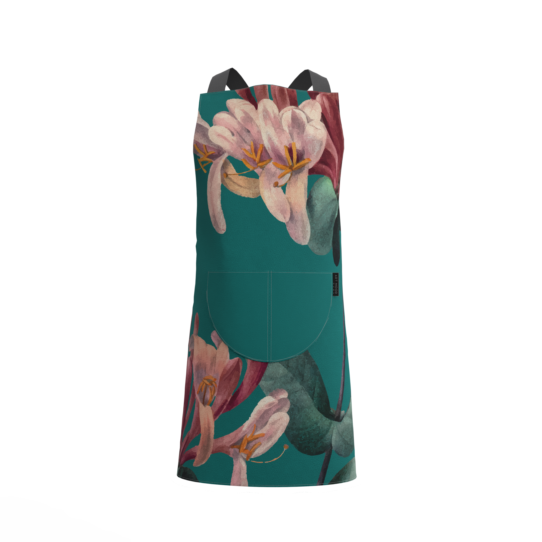 Teal Roses Apron
