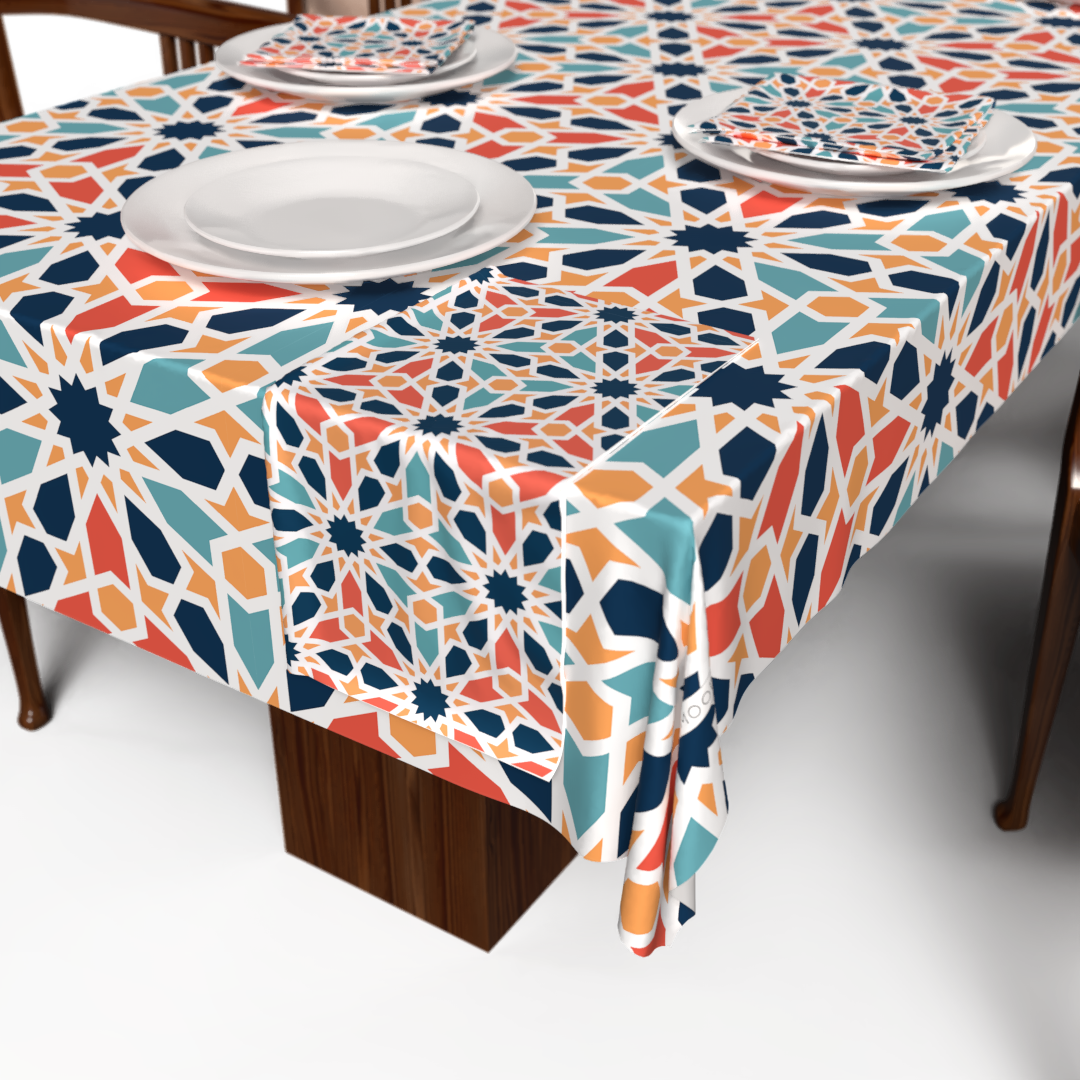 Arabesque Tablecloth & Napkins Set