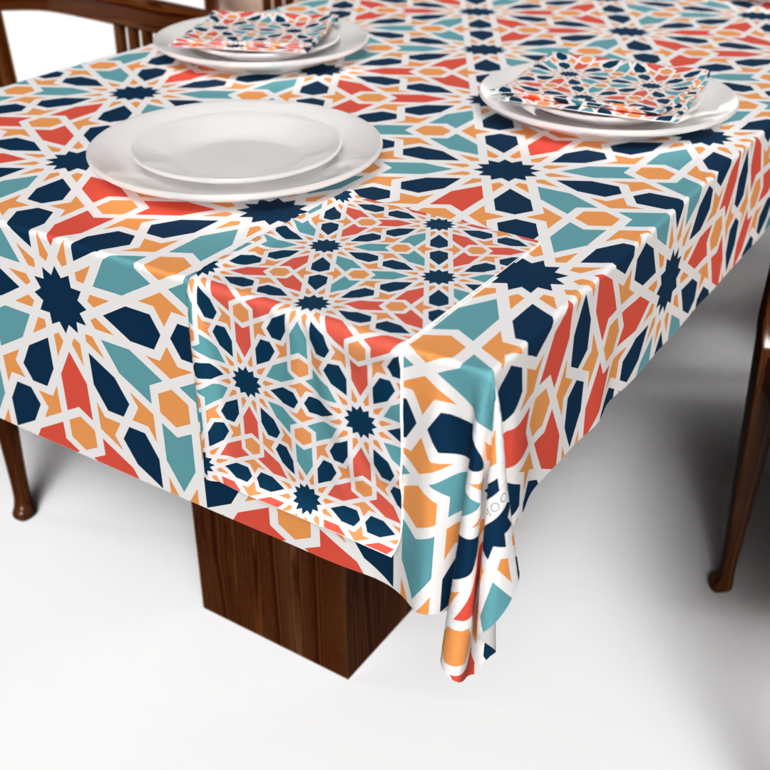 Arabesque Tablecloth & Napkins Set
