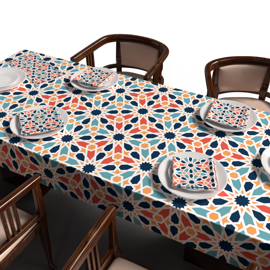 Arabesque Tablecloth & Napkins Set