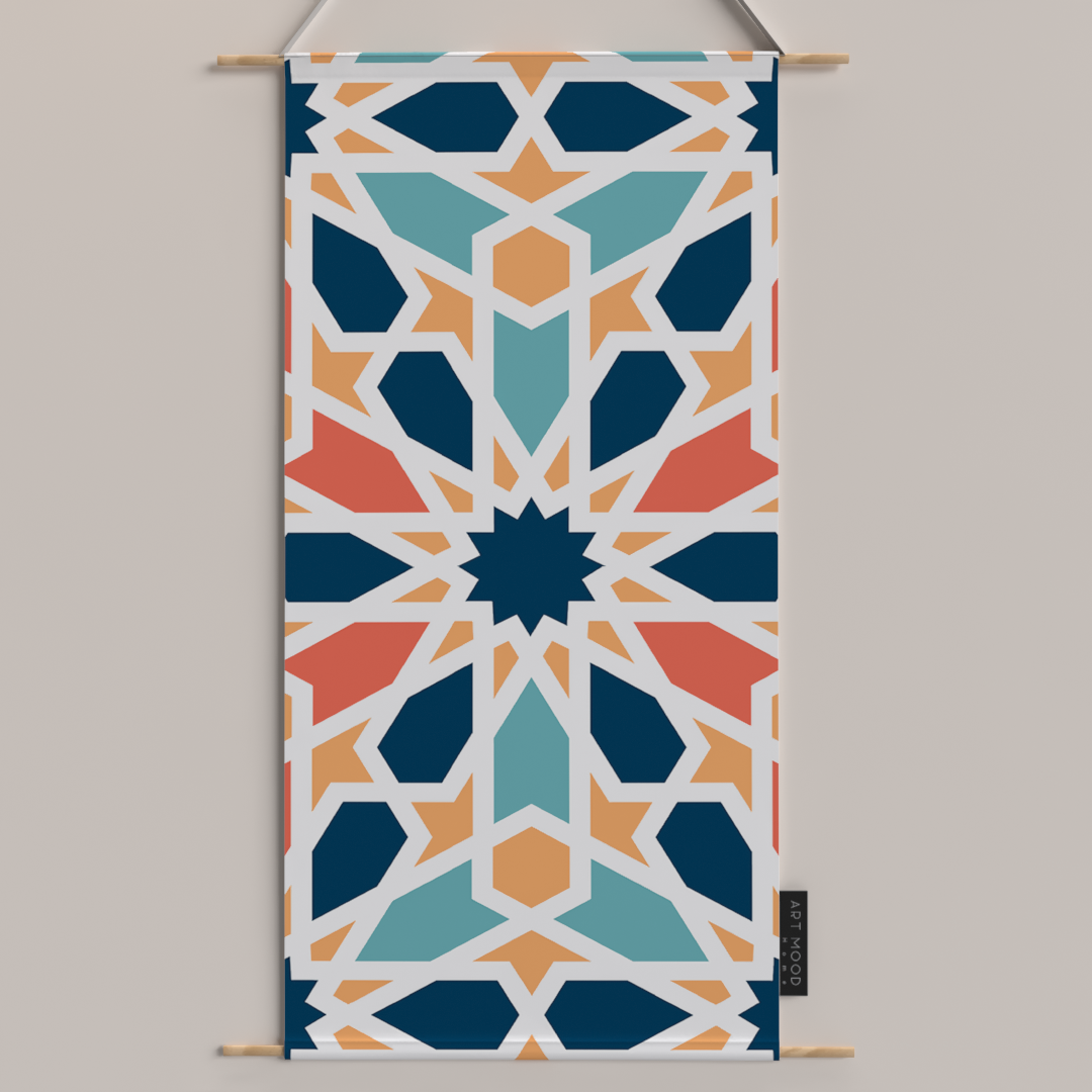 Arabesque Fabric Posters Set