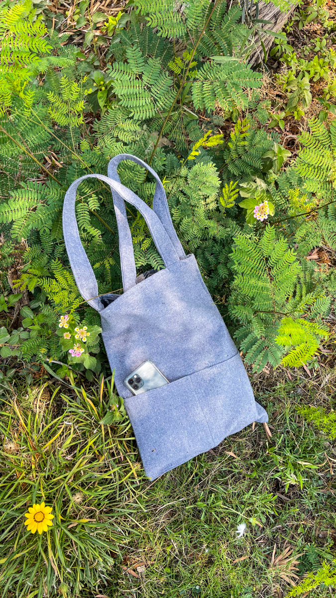 Cotton Tote Bag - Grey