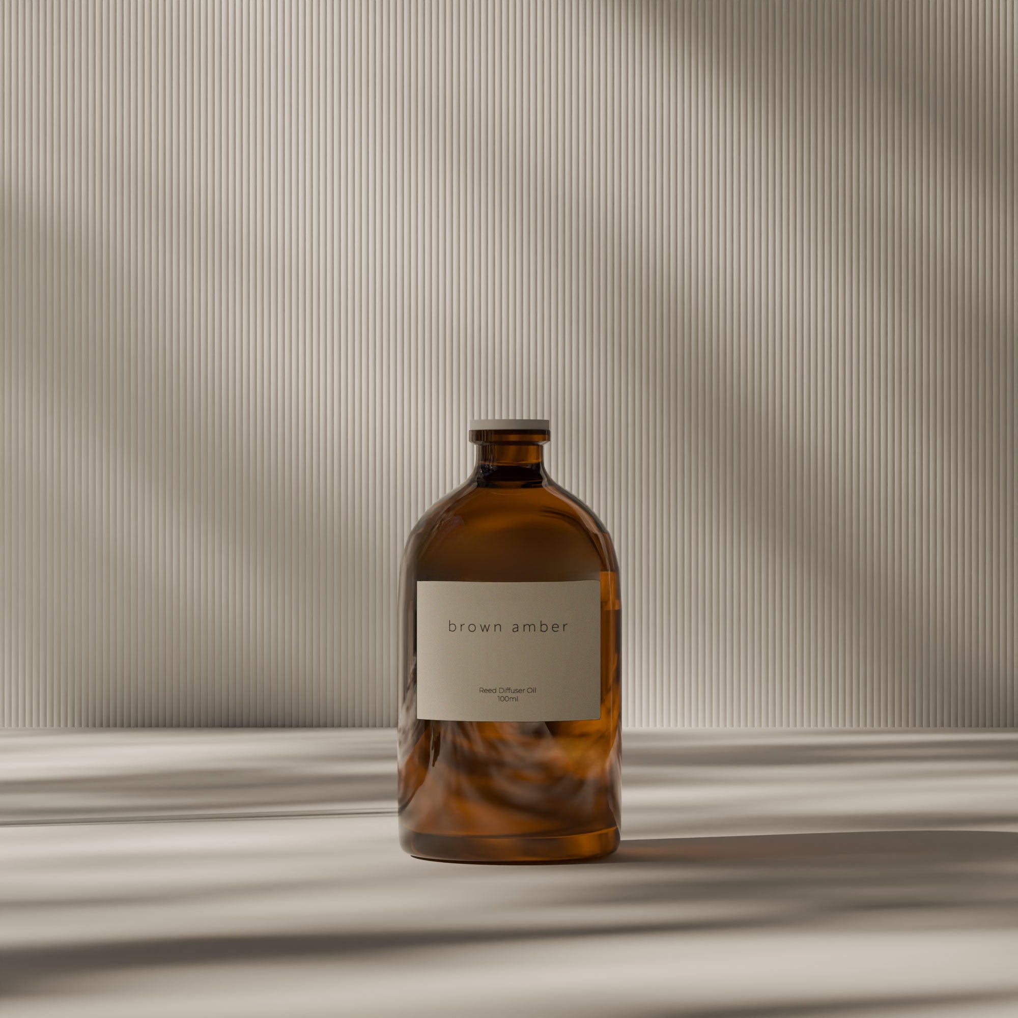 Brown Amber Refill Bottle - Reed Diffuser 100ML